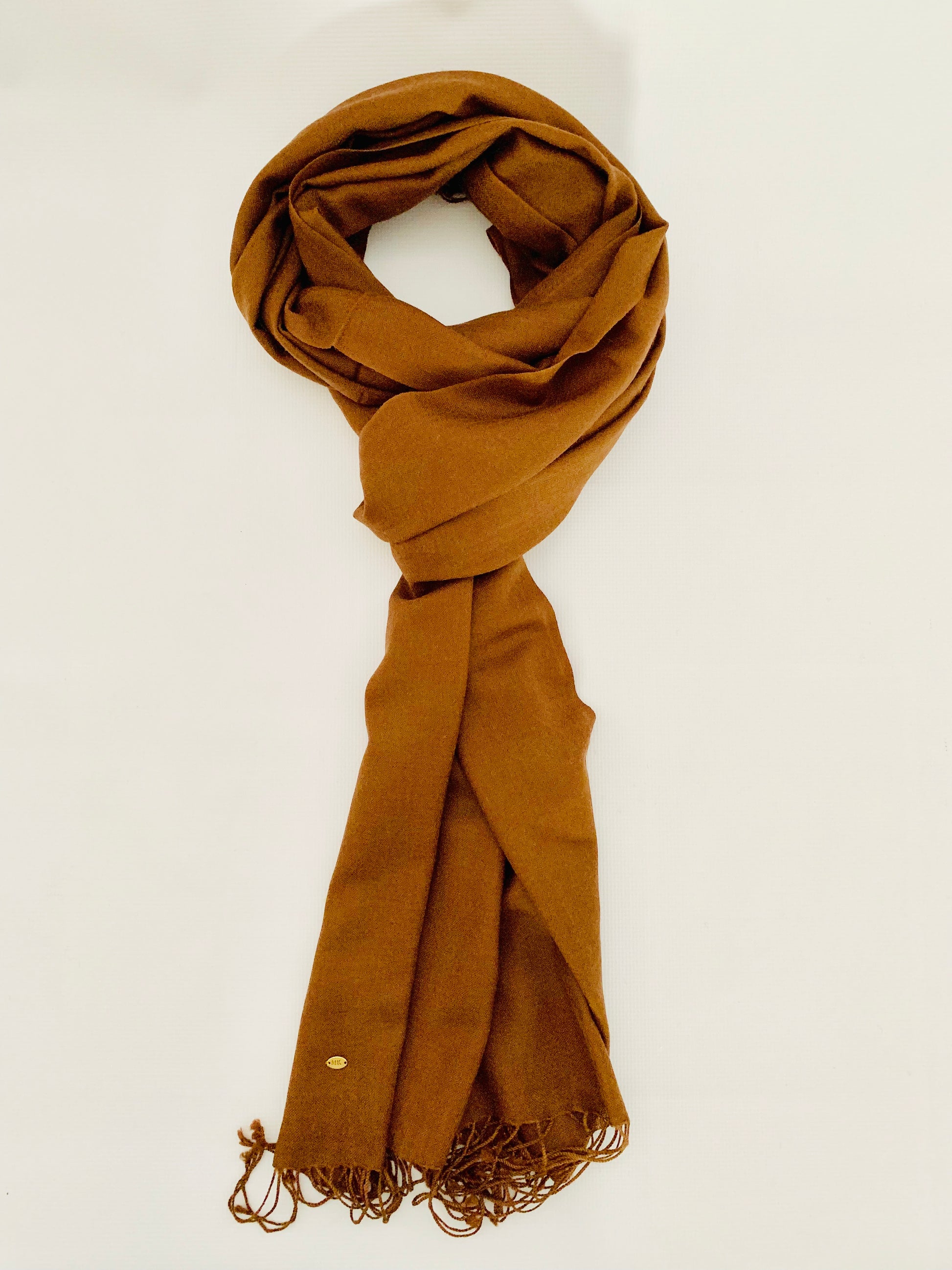 Handmade Personalised Initials 100% Cashmere Scarf - Konmay London