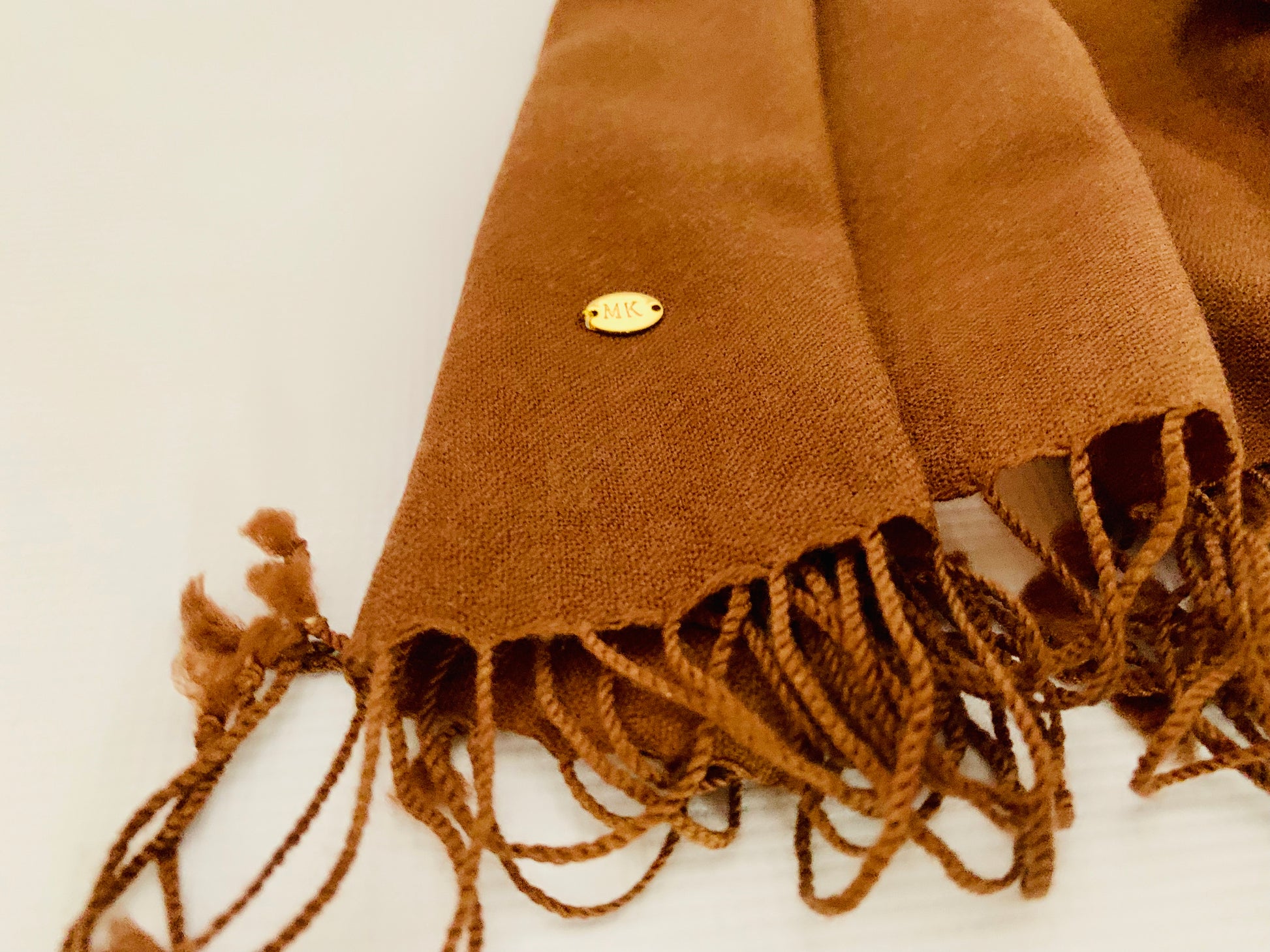 Handmade Personalised Initials 100% Cashmere Scarf - Konmay London