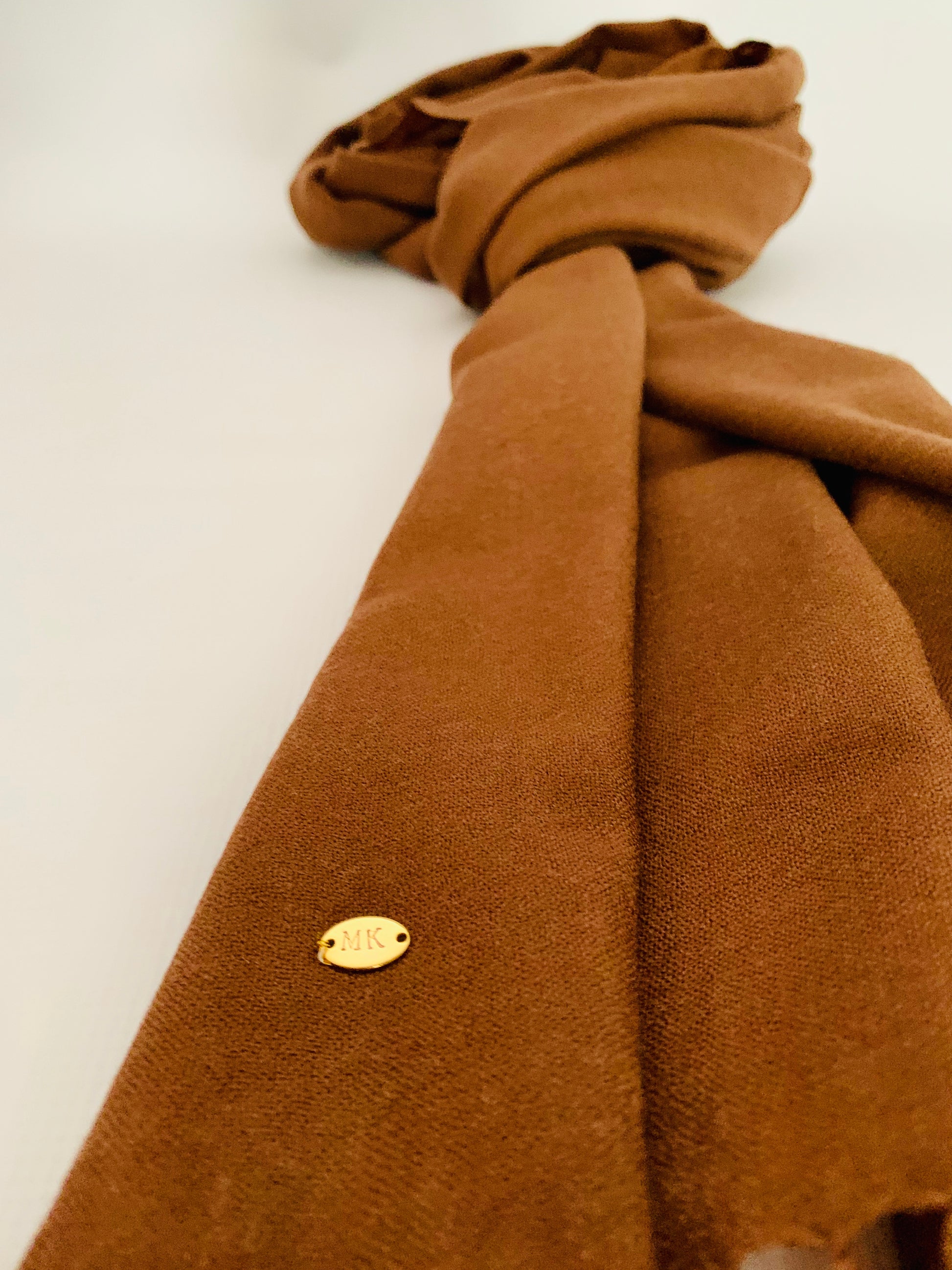 Handmade Personalised Initials 100% Cashmere Scarf - Konmay London