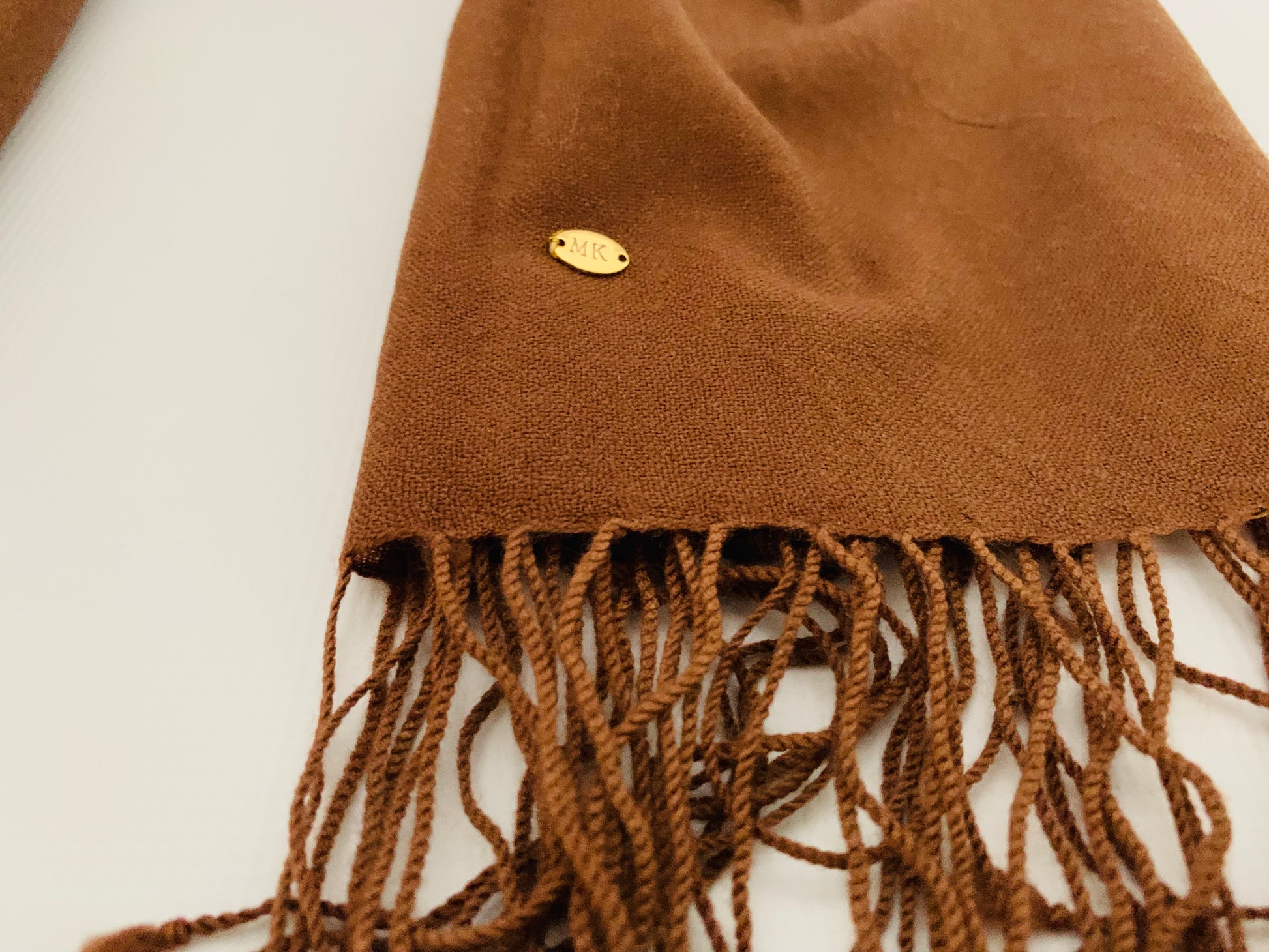 Handmade Personalised Initials 100% Cashmere Scarf - Konmay London