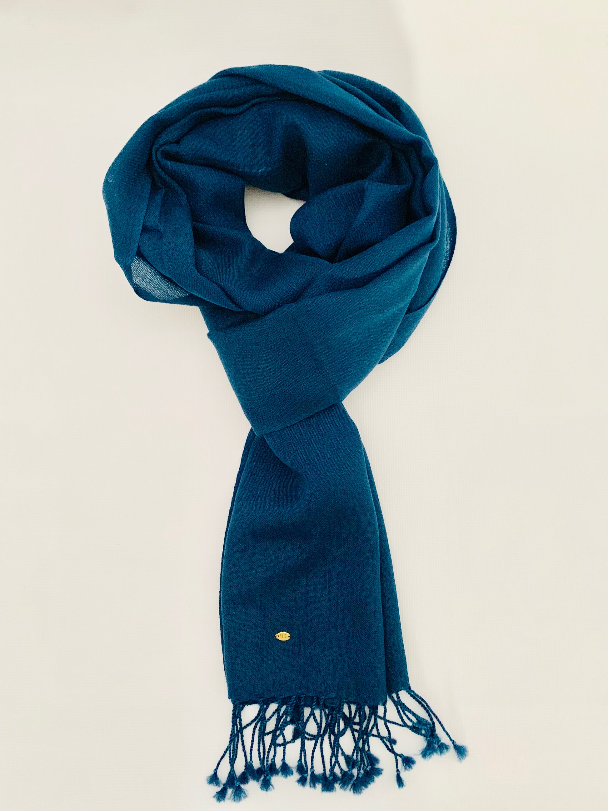 Handmade Personalised Initials 100% Cashmere Scarf - Konmay London
