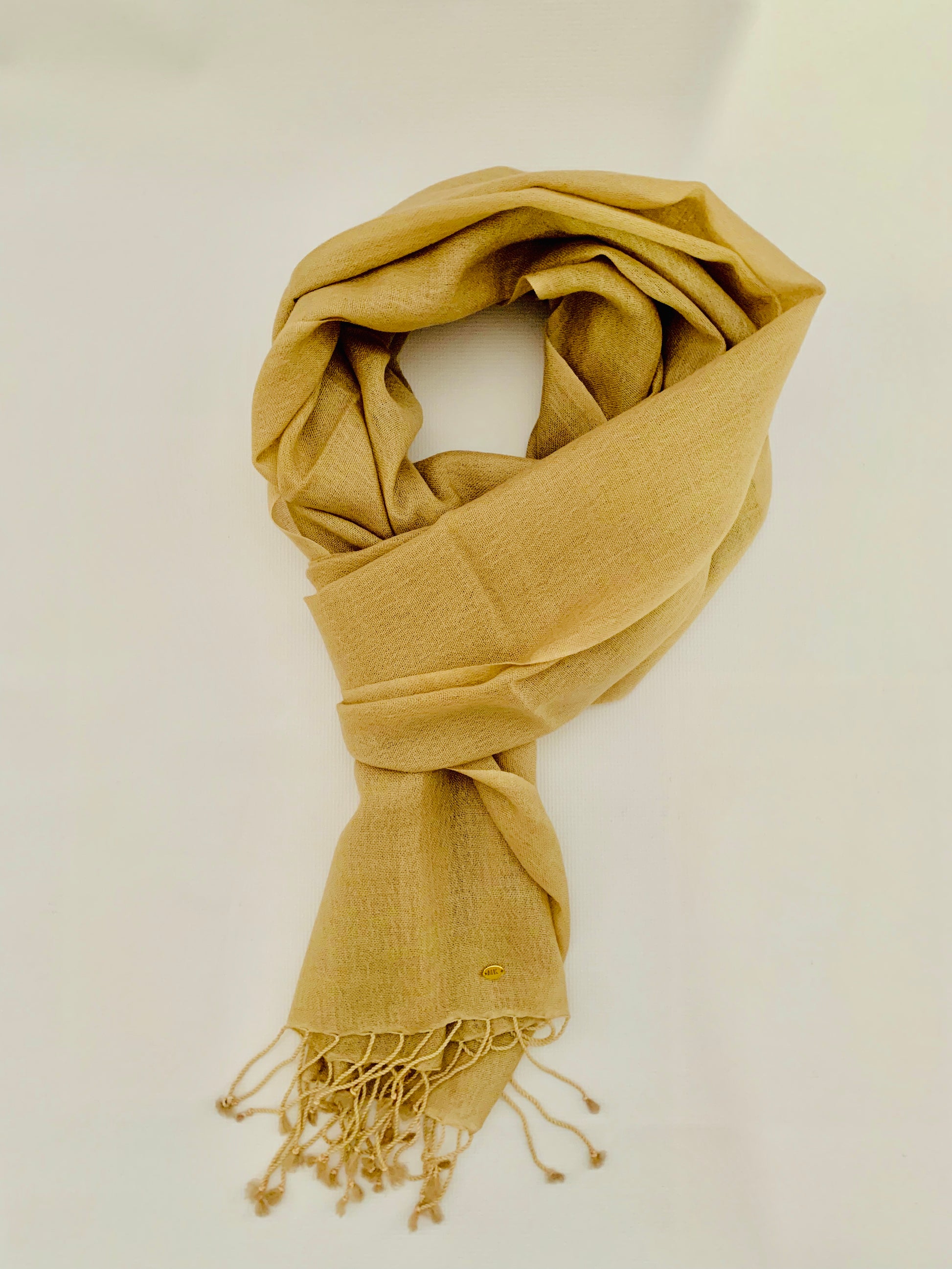 Handmade Personalised Initials 100% Cashmere Scarf - Konmay London