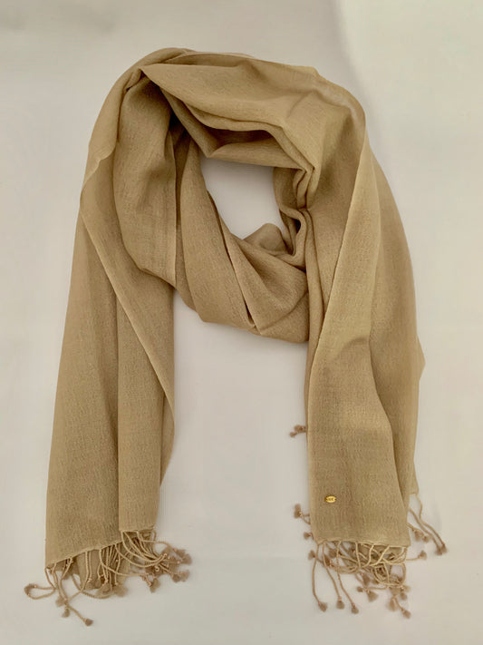 Handmade Personalised Initials 100% Cashmere Scarf - Konmay London