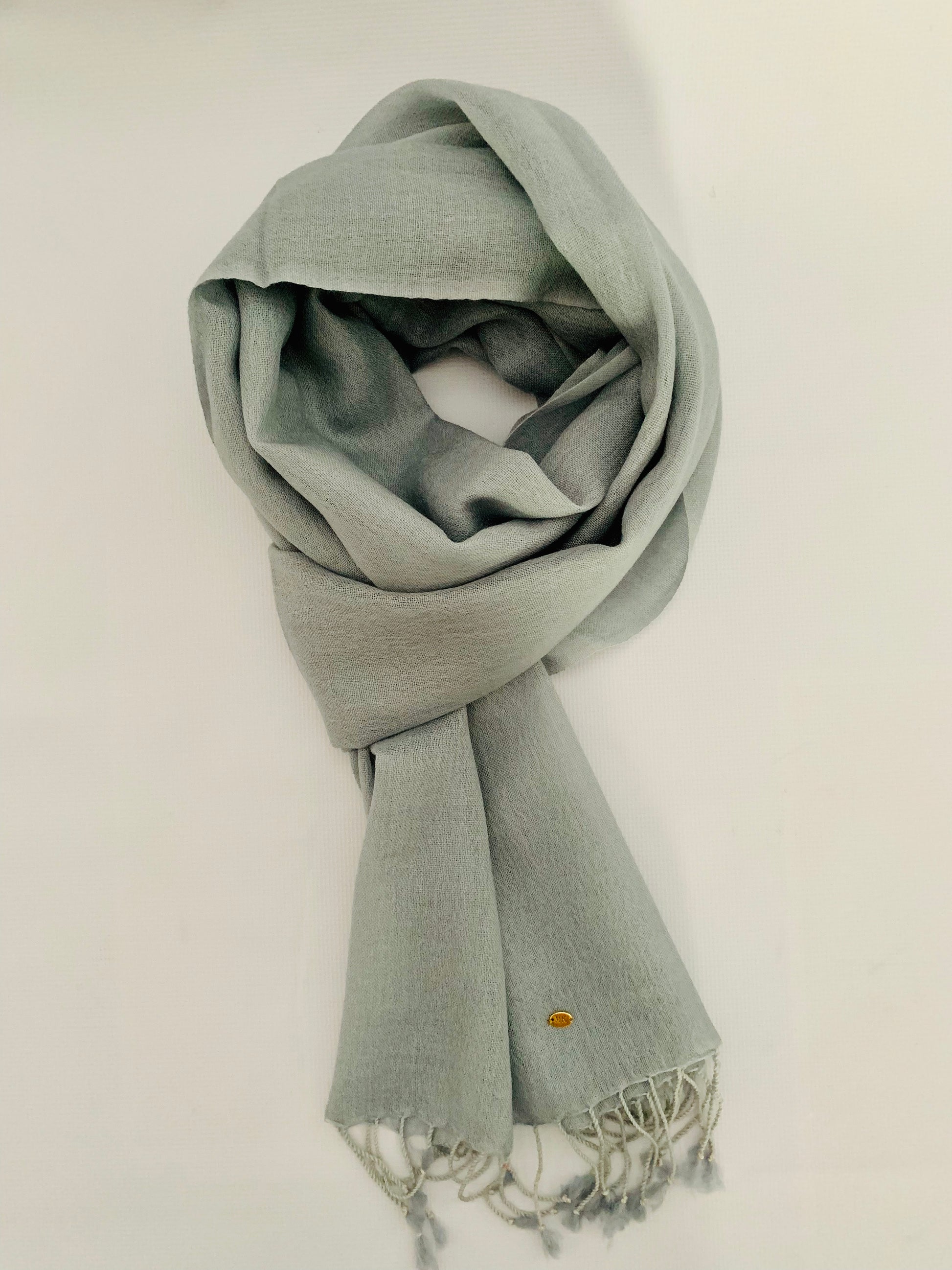 Handmade Personalised Initials 100% Cashmere Scarf - Konmay London