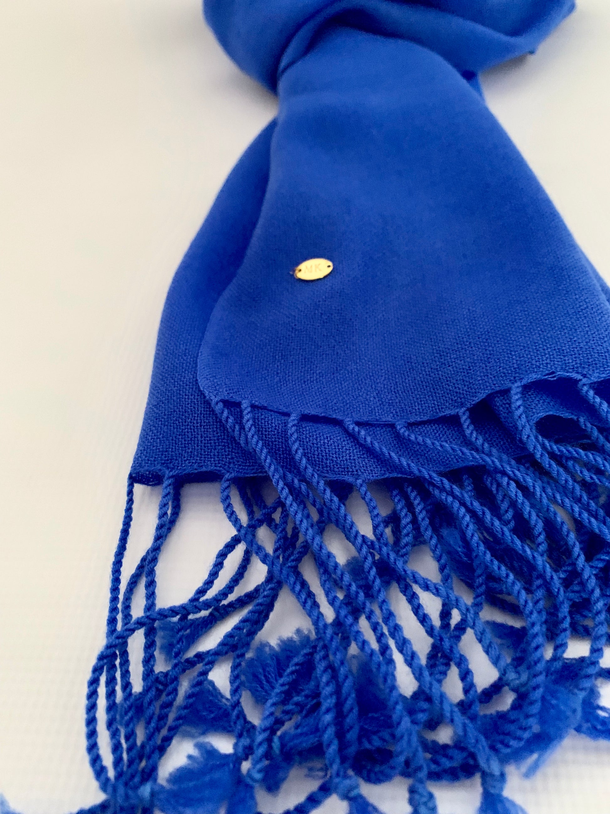 Handmade Personalised Initials 100% Cashmere Scarf - Konmay London