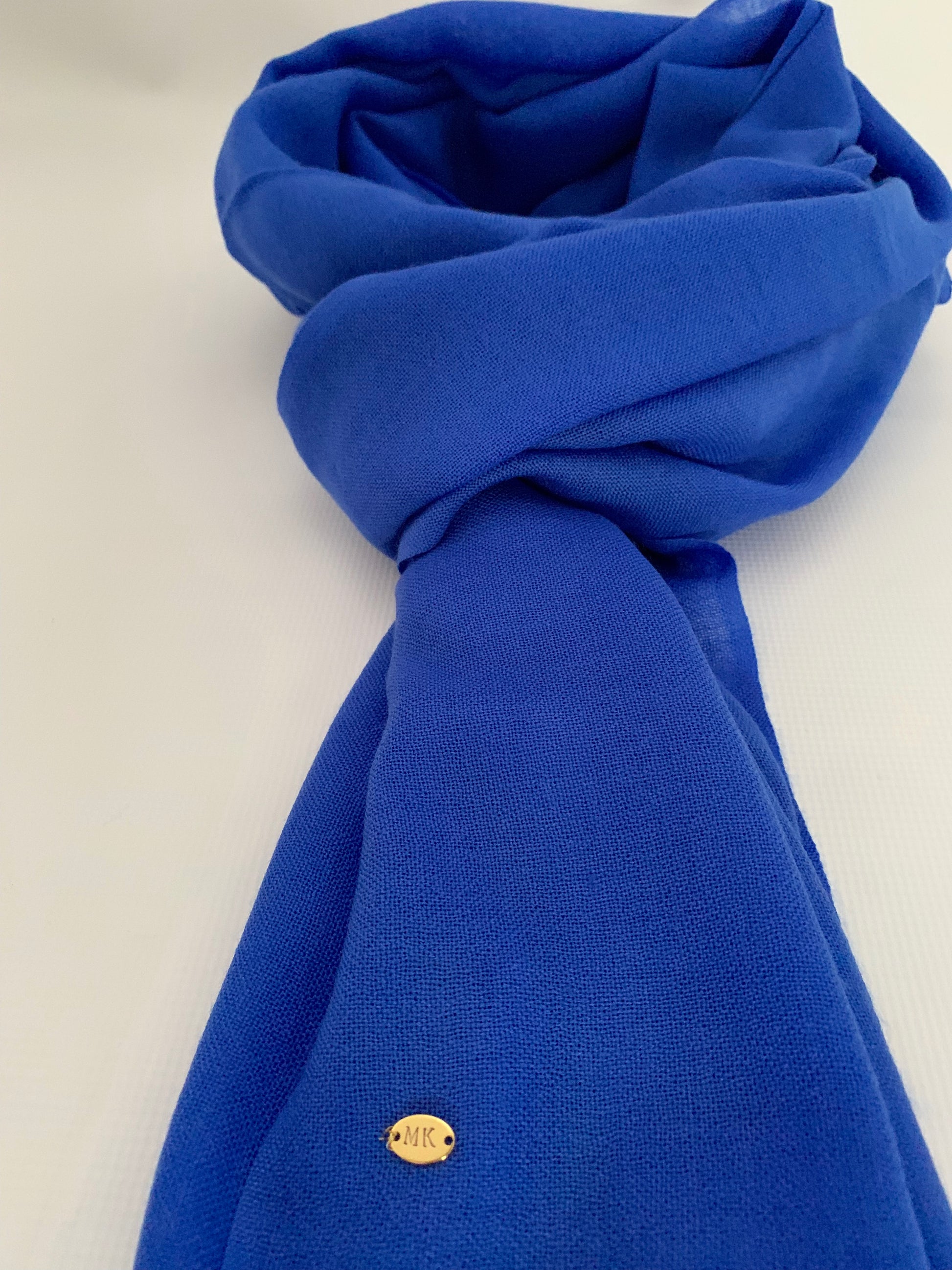 Handmade Personalised Initials 100% Cashmere Scarf - Konmay London