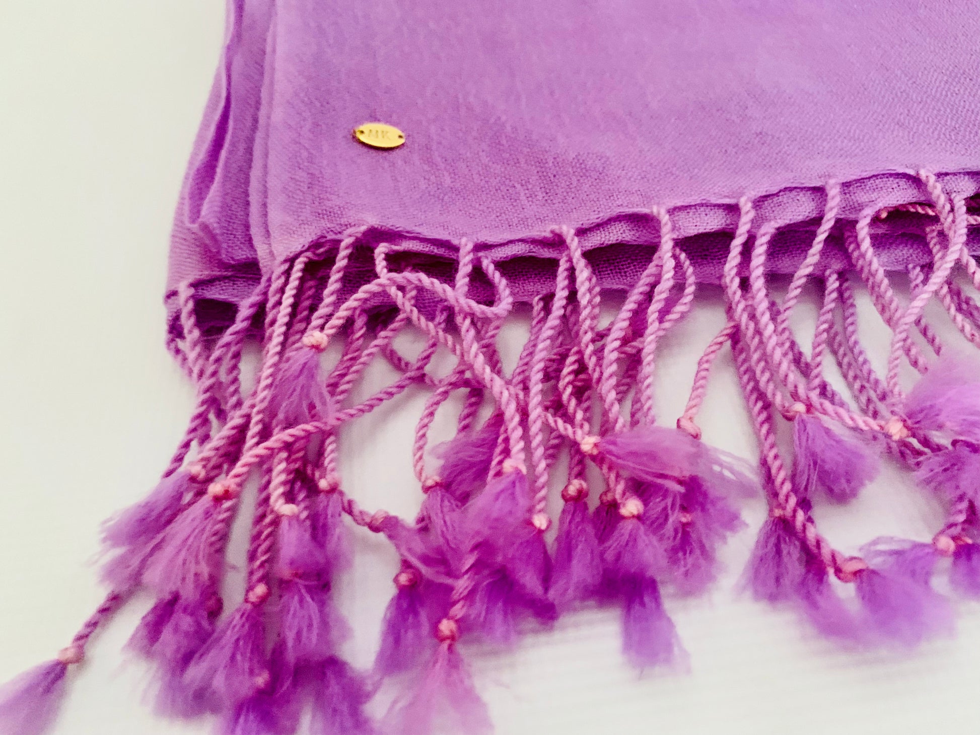 Handmade Personalised Initials 100% Cashmere Scarf - Konmay London