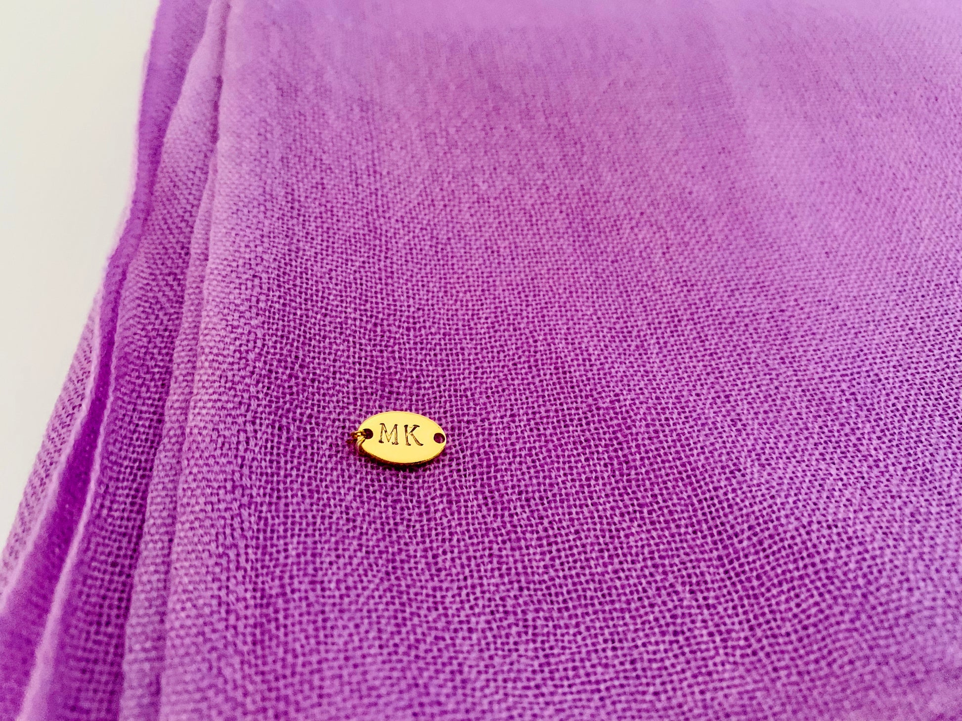 Handmade Personalised Initials 100% Cashmere Scarf - Konmay London