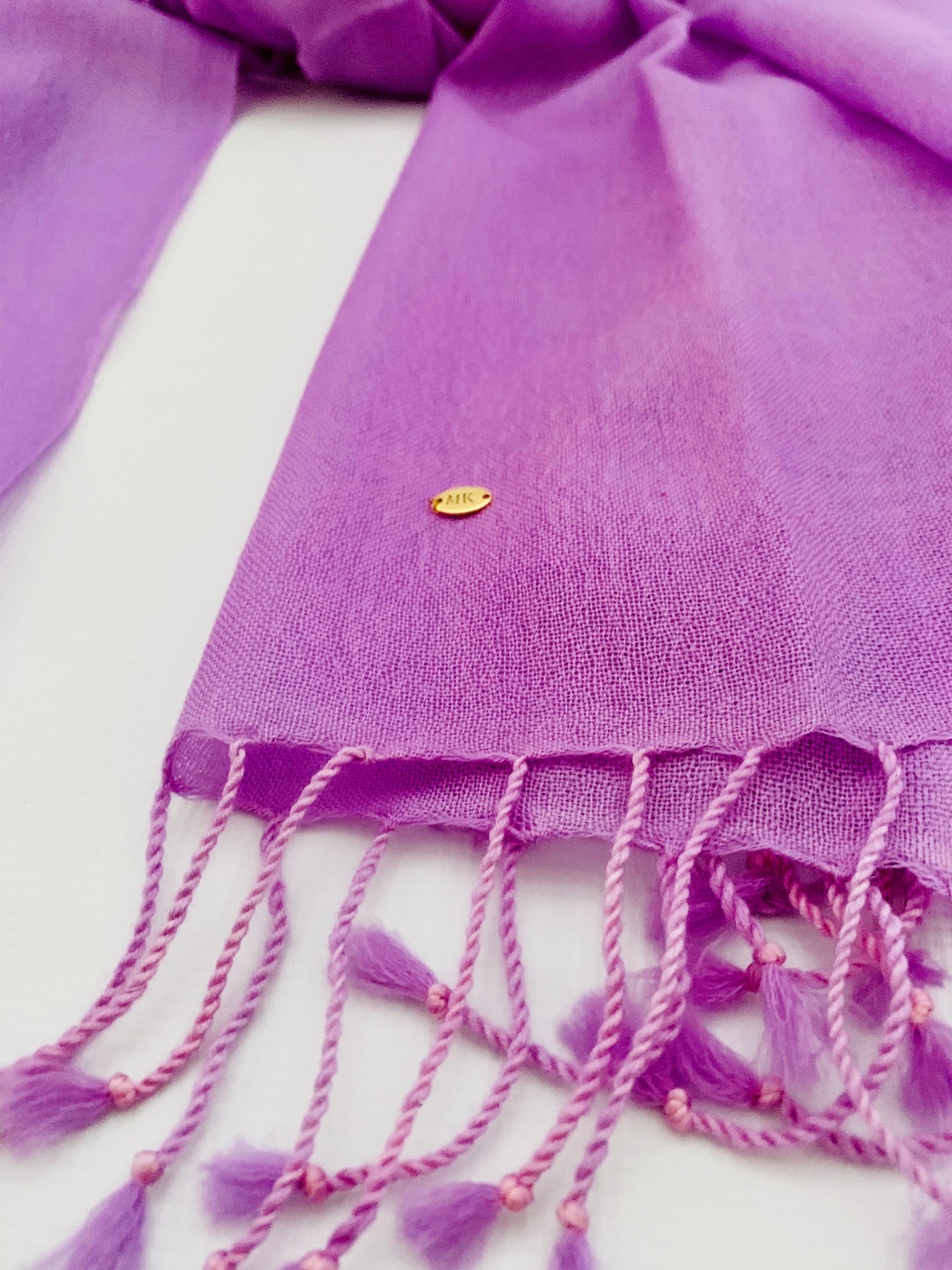 Handmade Personalised Initials 100% Cashmere Scarf - Konmay London