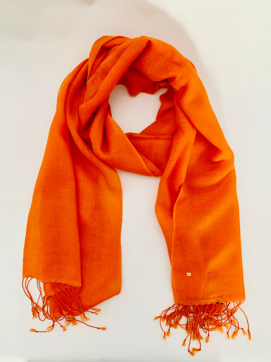 Handmade Personalised Initials 100% Cashmere Scarf - Konmay London