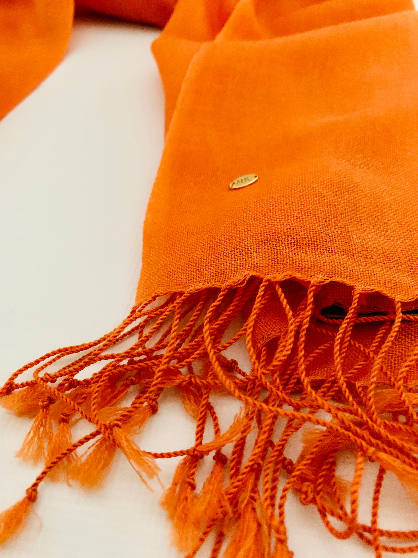 Handmade Personalised Initials 100% Cashmere Scarf - Konmay London