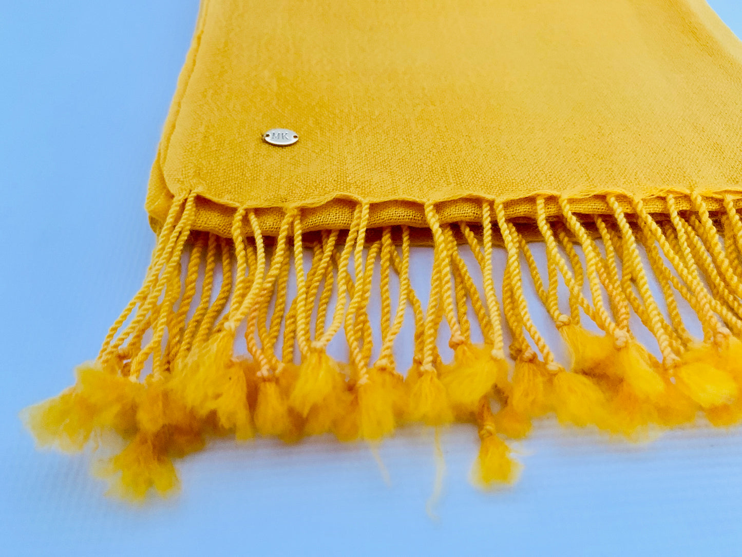 Handmade Personalised Initials 100% Cashmere Scarf - Konmay London