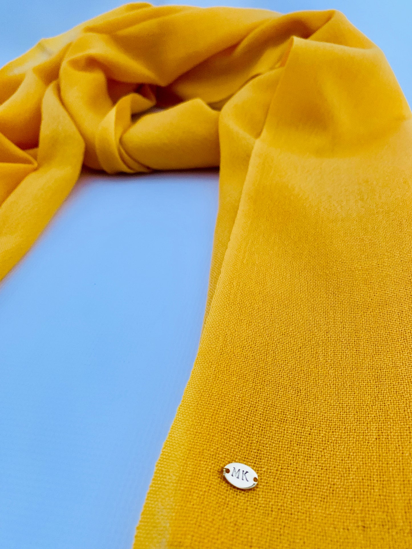 Handmade Personalised Initials 100% Cashmere Scarf - Konmay London