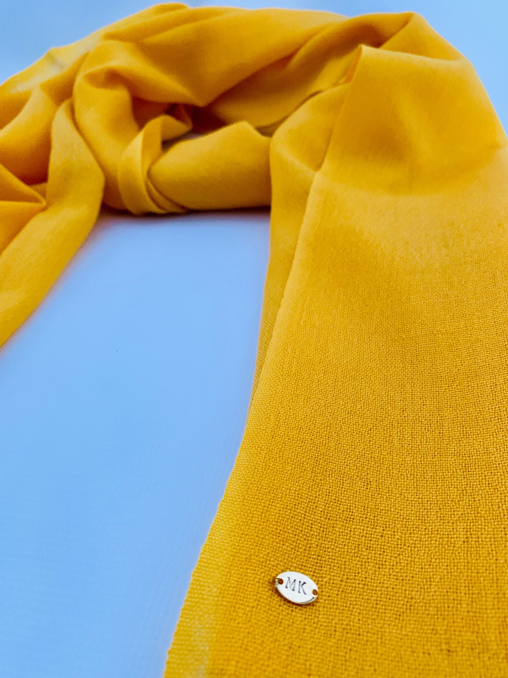 Handmade Personalised Initials 100% Cashmere Scarf - Konmay London