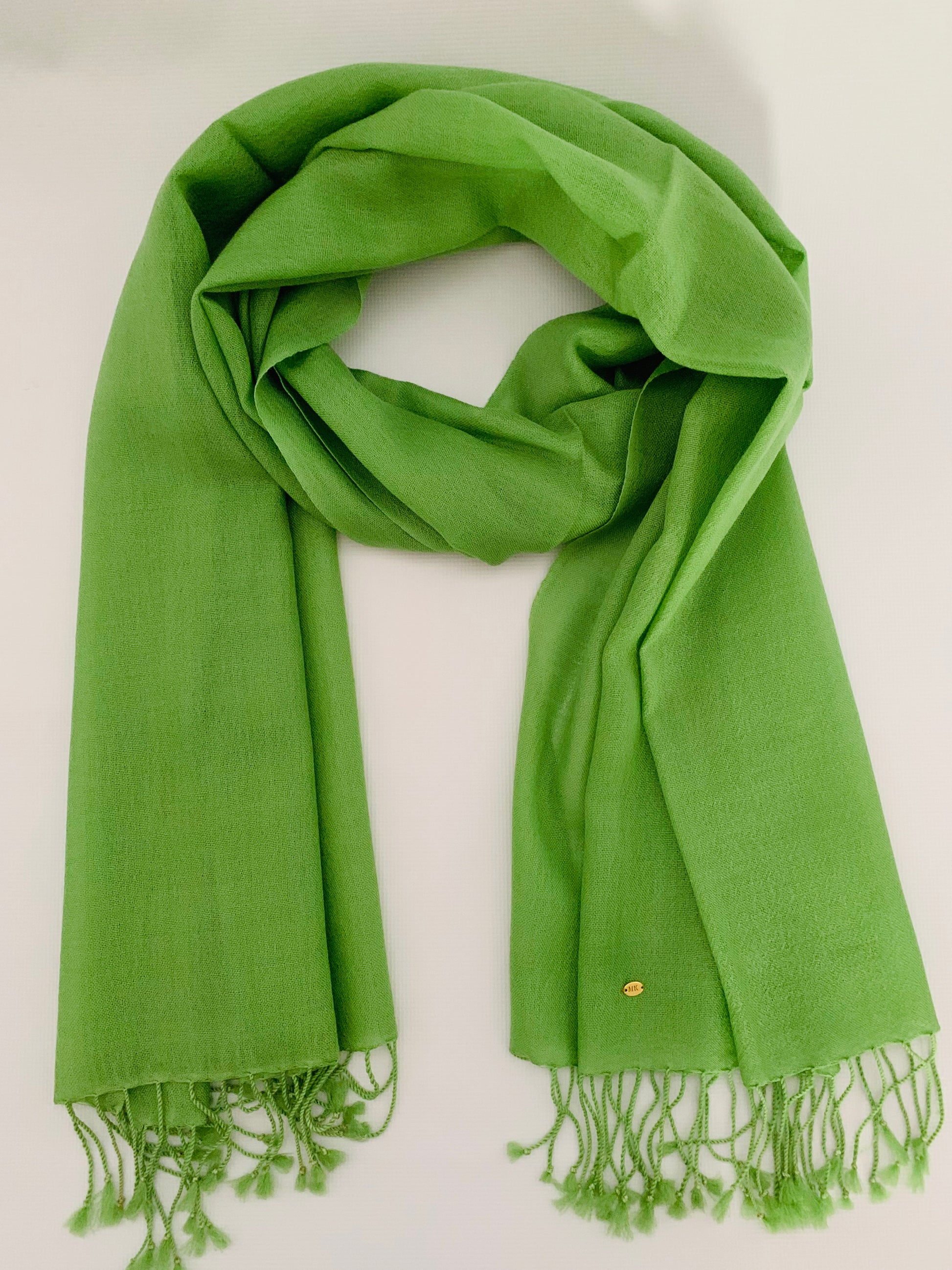 Handmade Personalised Initials 100% Cashmere Scarf - Konmay London