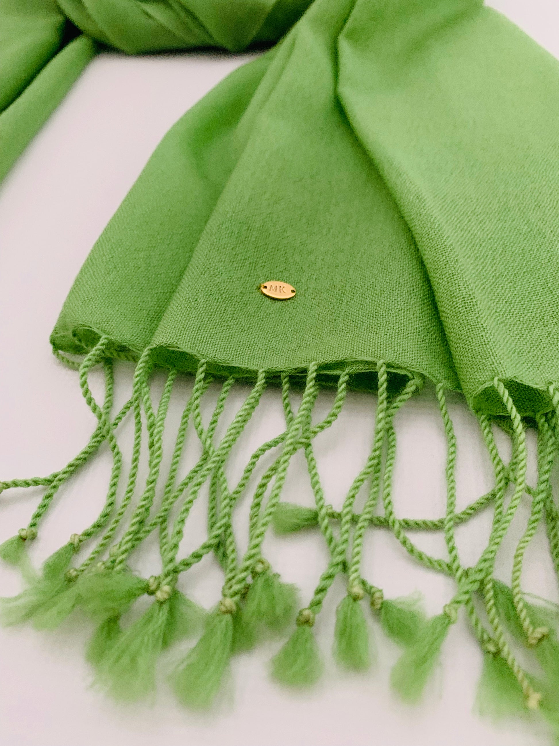 Handmade Personalised Initials 100% Cashmere Scarf - Konmay London