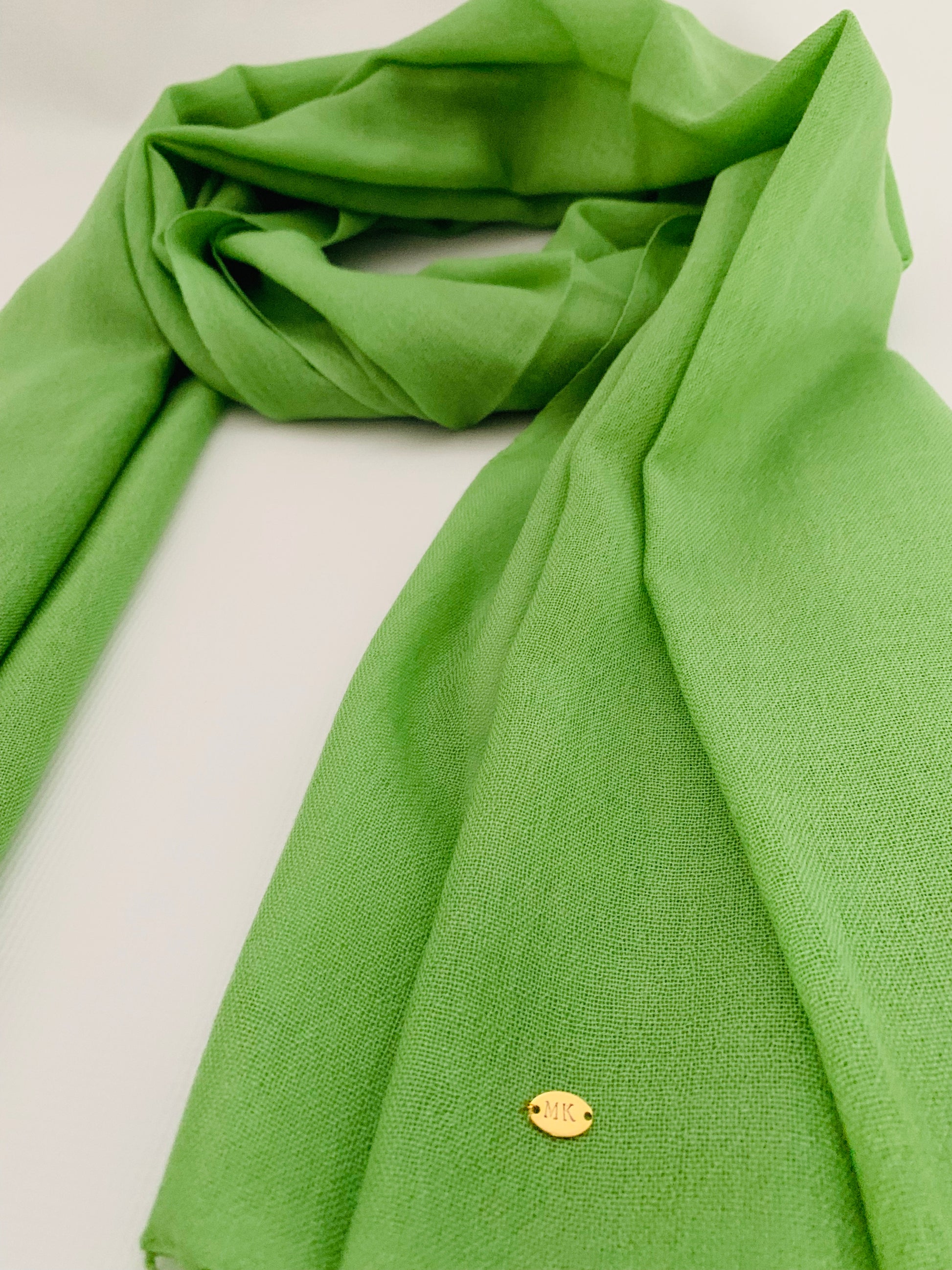 Handmade Personalised Initials 100% Cashmere Scarf - Konmay London