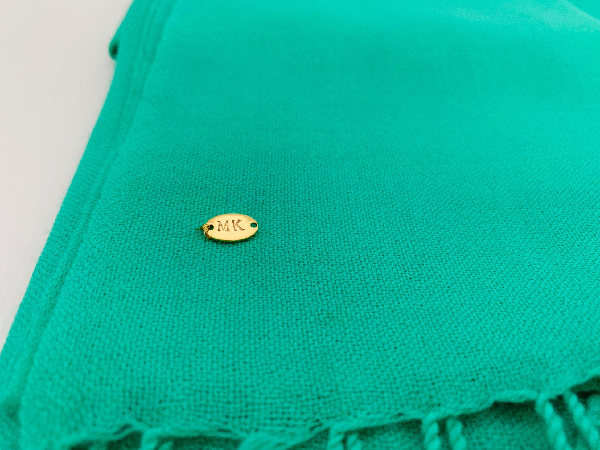 Handmade Personalised Initials 100% Cashmere Scarf - Konmay London