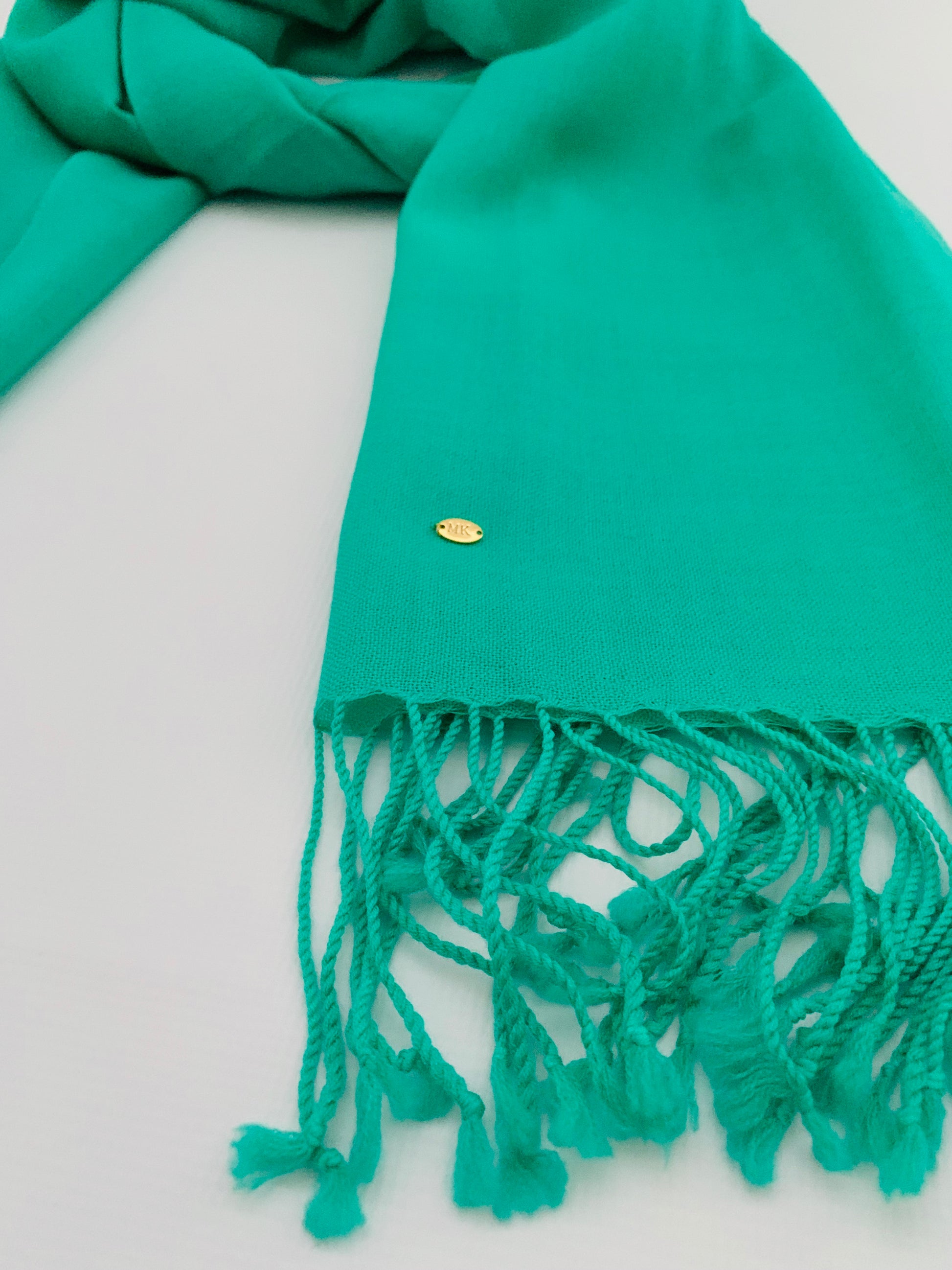Handmade Personalised Initials 100% Cashmere Scarf - Konmay London
