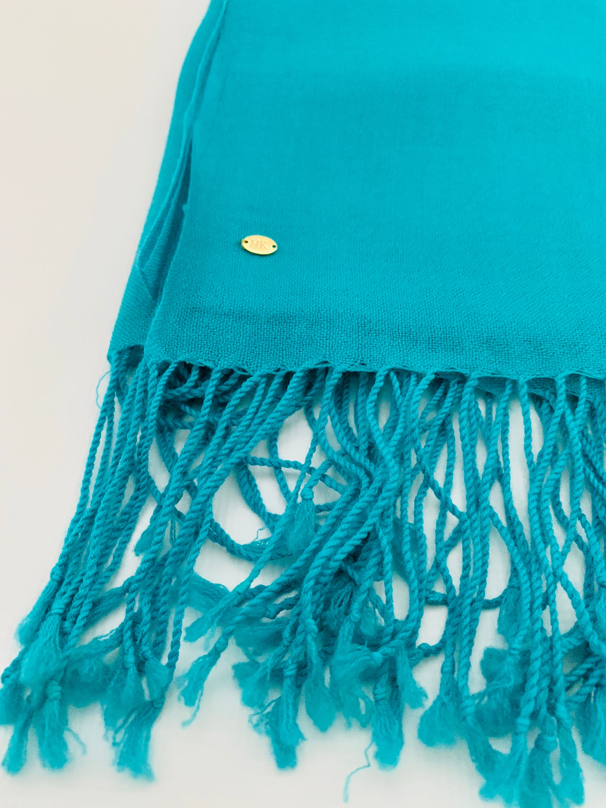 Handmade Personalised Initials 100% Cashmere Scarf - Konmay London