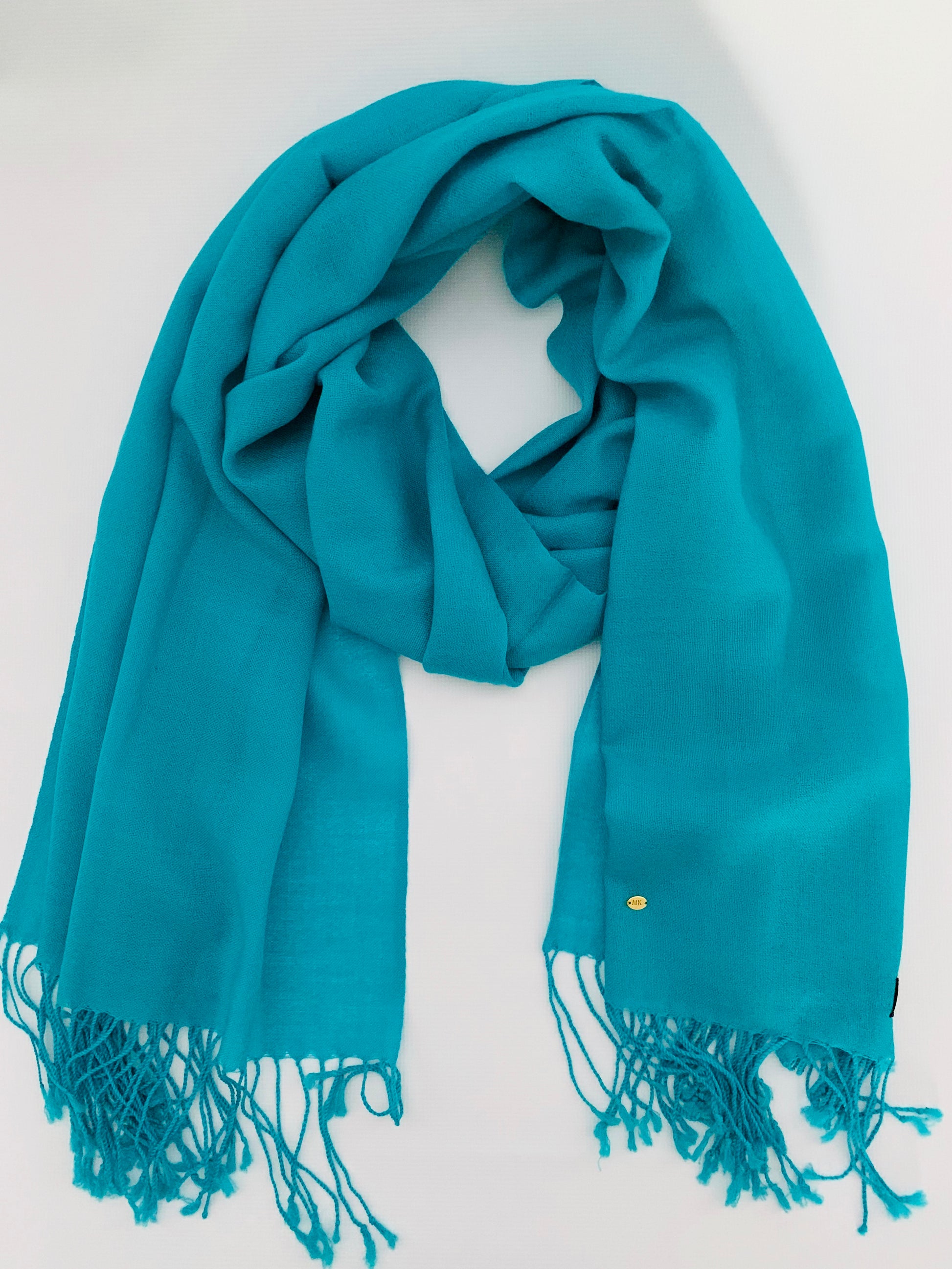 Handmade Personalised Initials 100% Cashmere Scarf - Konmay London