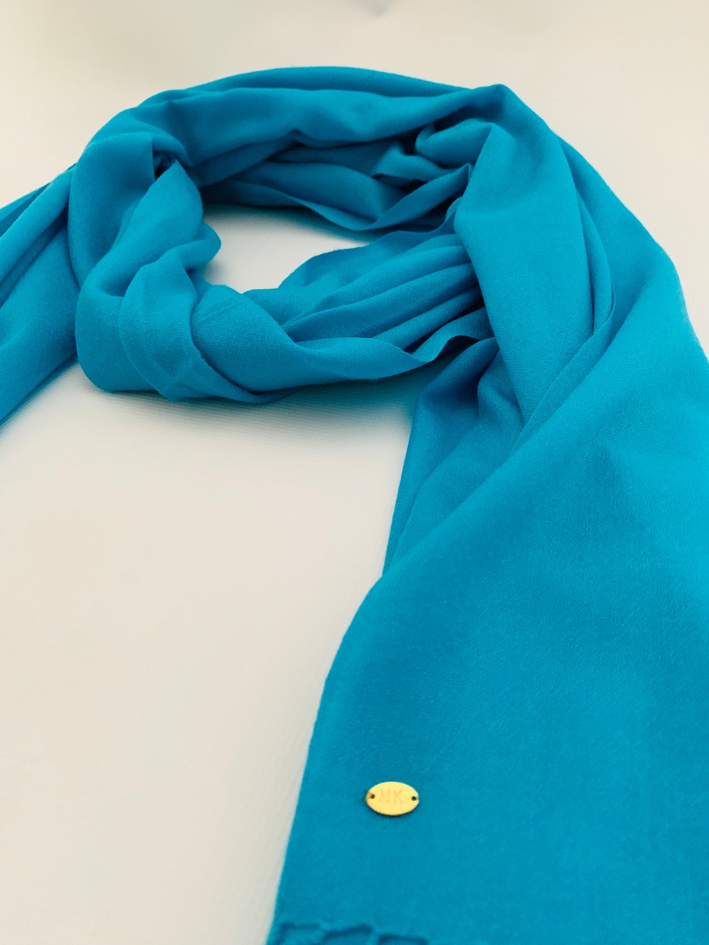 Handmade Personalised Initials 100% Cashmere Scarf - Konmay London