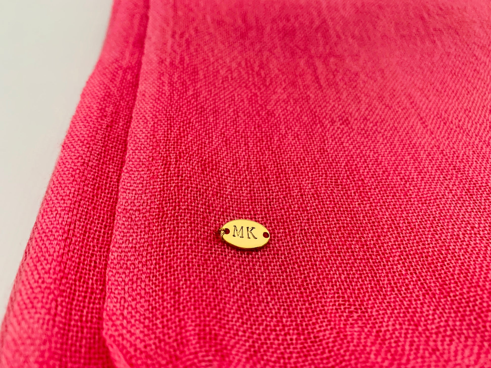 Handmade Personalised Initials 100% Cashmere Scarf - Konmay London