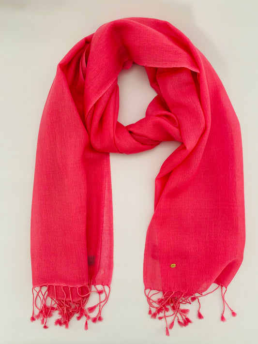 Handmade Personalised Initials 100% Cashmere Scarf - Konmay London