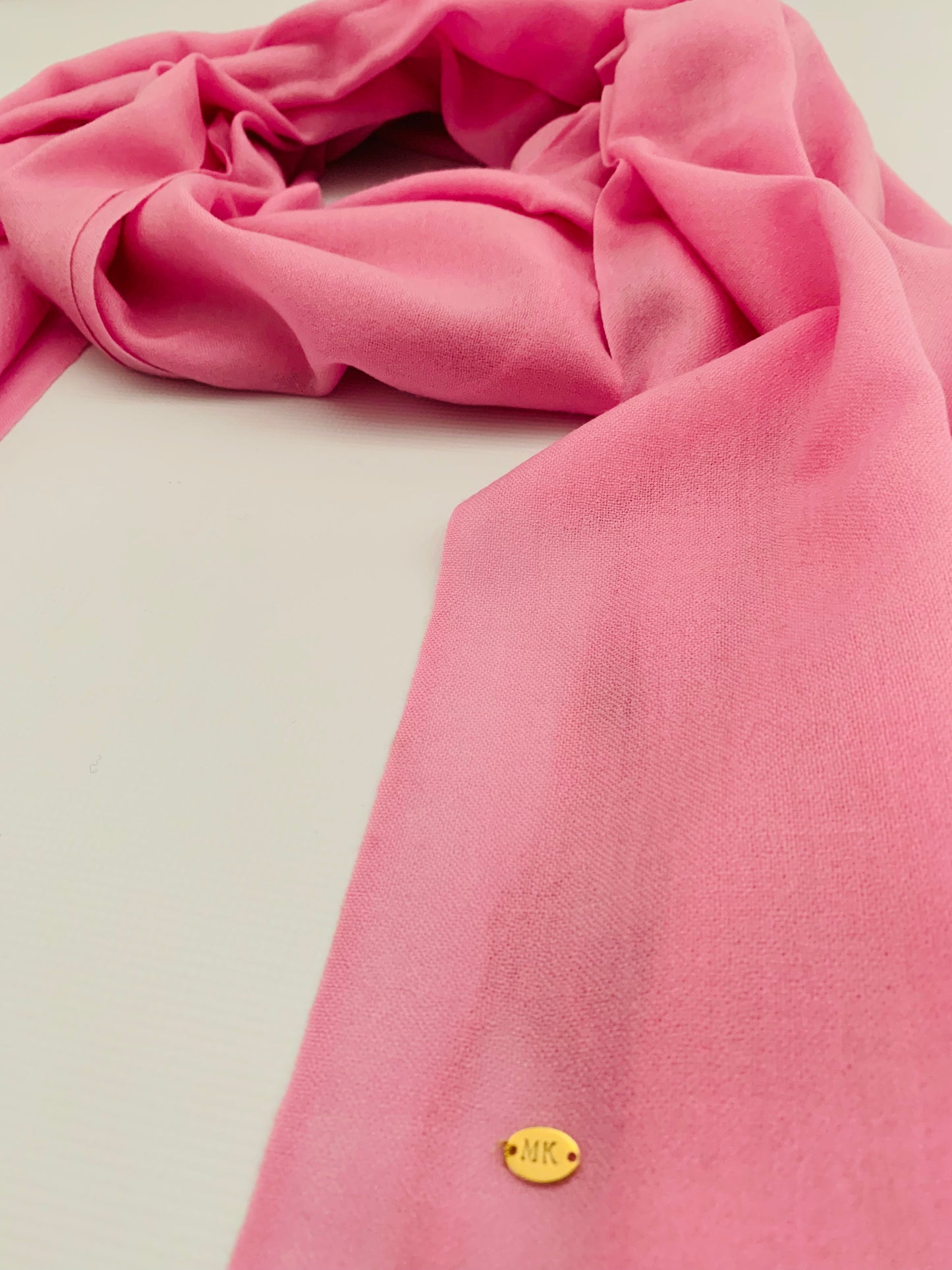 Handmade Personalised Initials 100% Cashmere Scarf - Konmay London