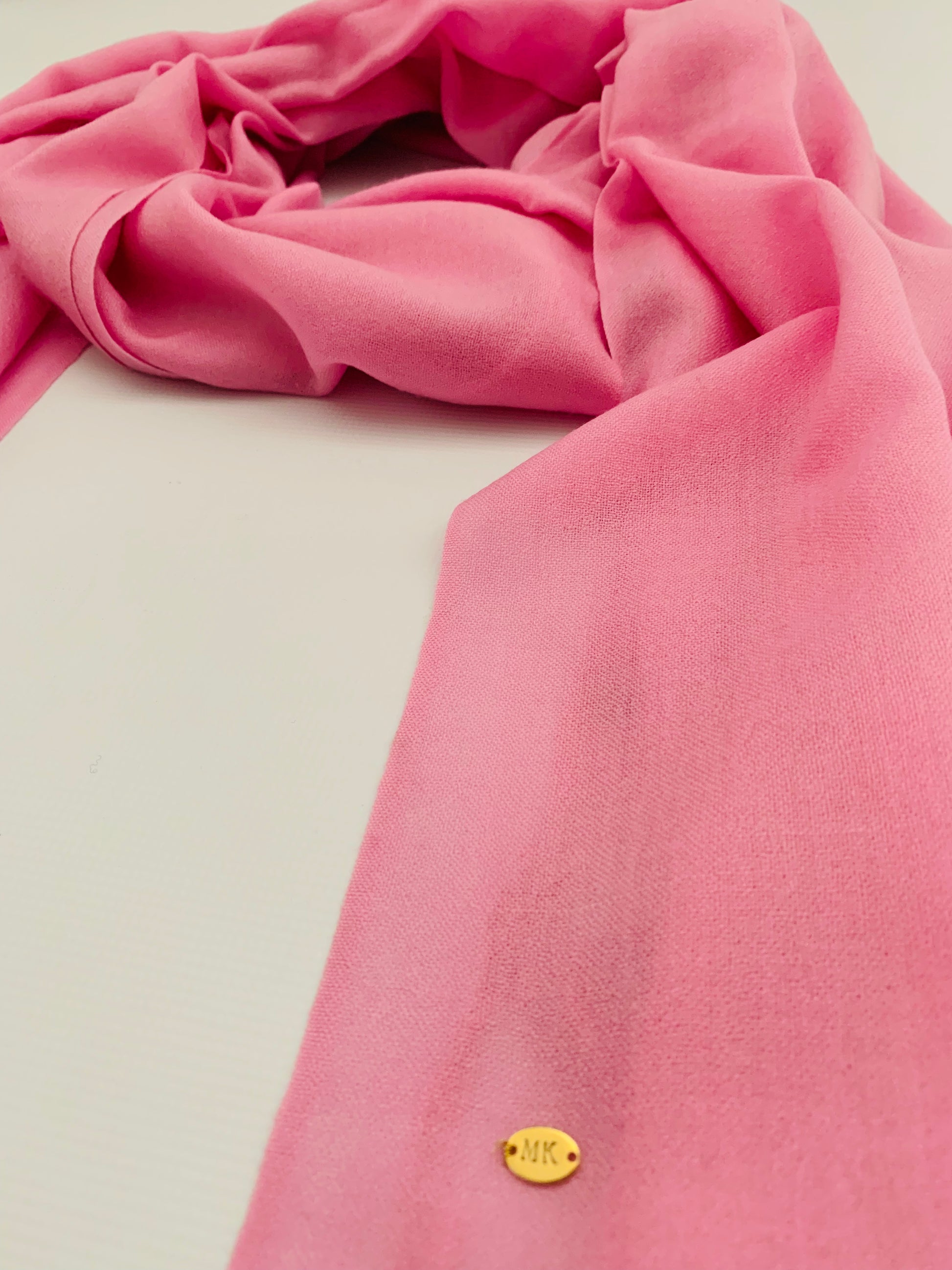 Handmade Personalised Initials 100% Cashmere Scarf - Konmay London