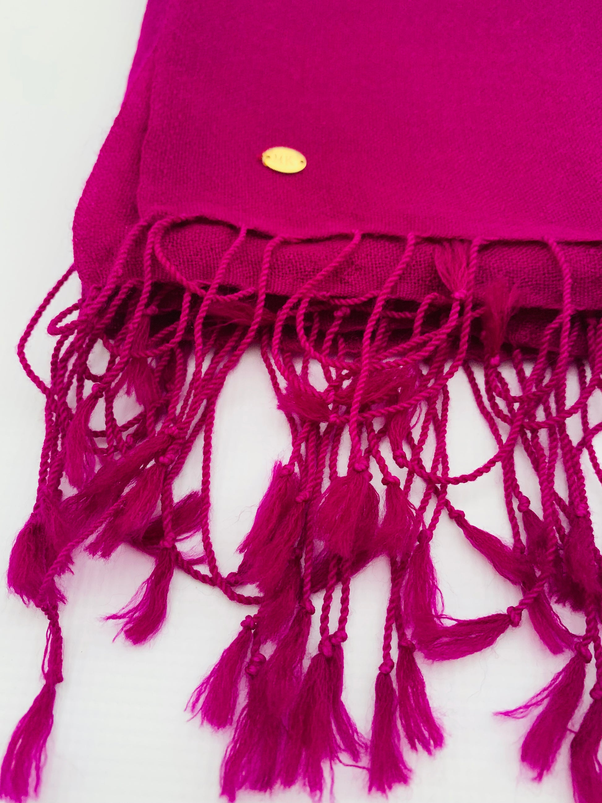 Handmade Personalised Initials 100% Cashmere Scarf - Konmay London