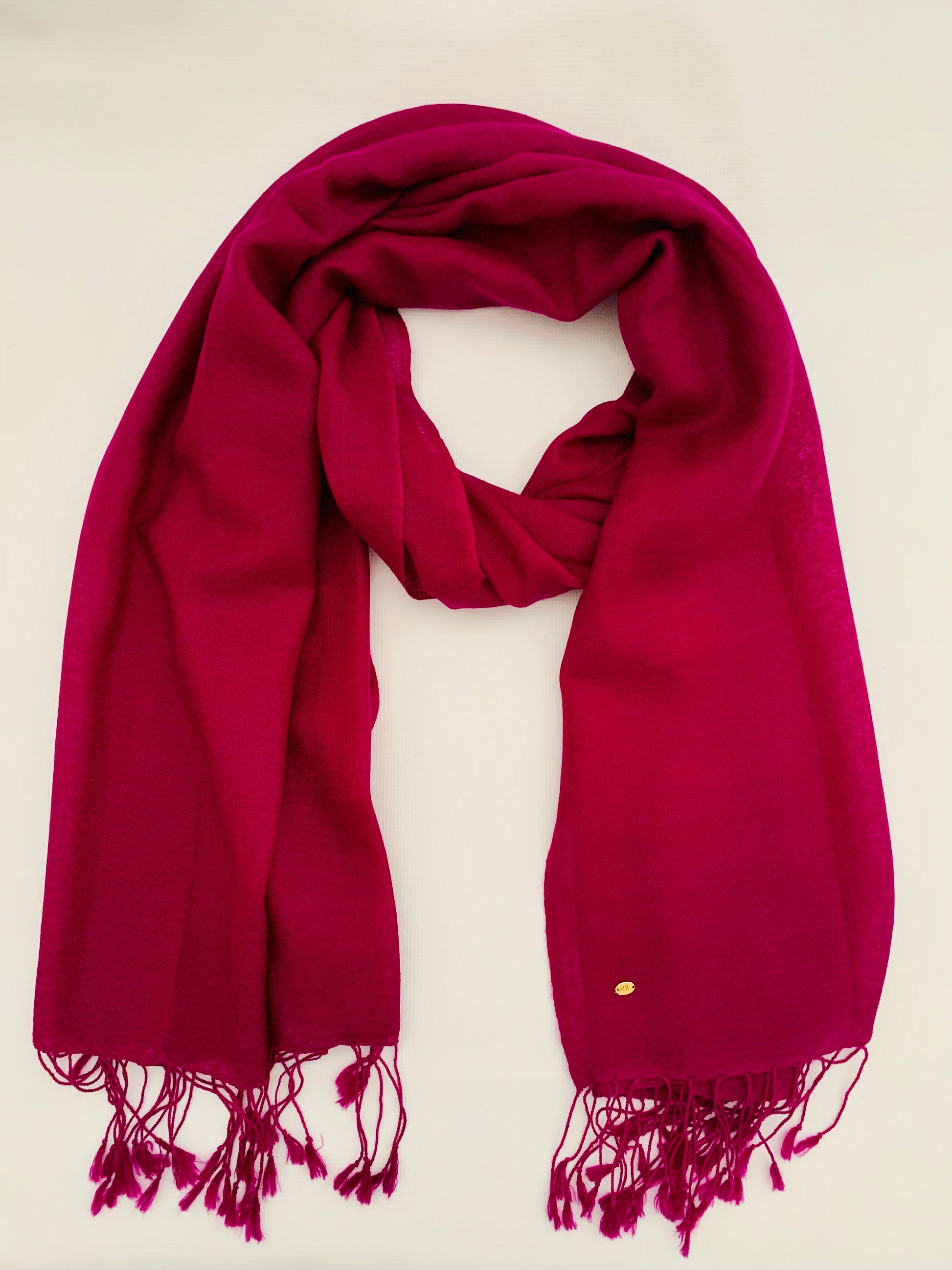 Handmade Personalised Initials 100% Cashmere Scarf - Konmay London