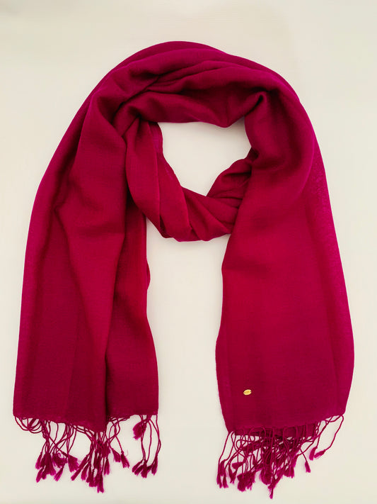 Handmade Personalised Initials 100% Cashmere Scarf - Konmay London