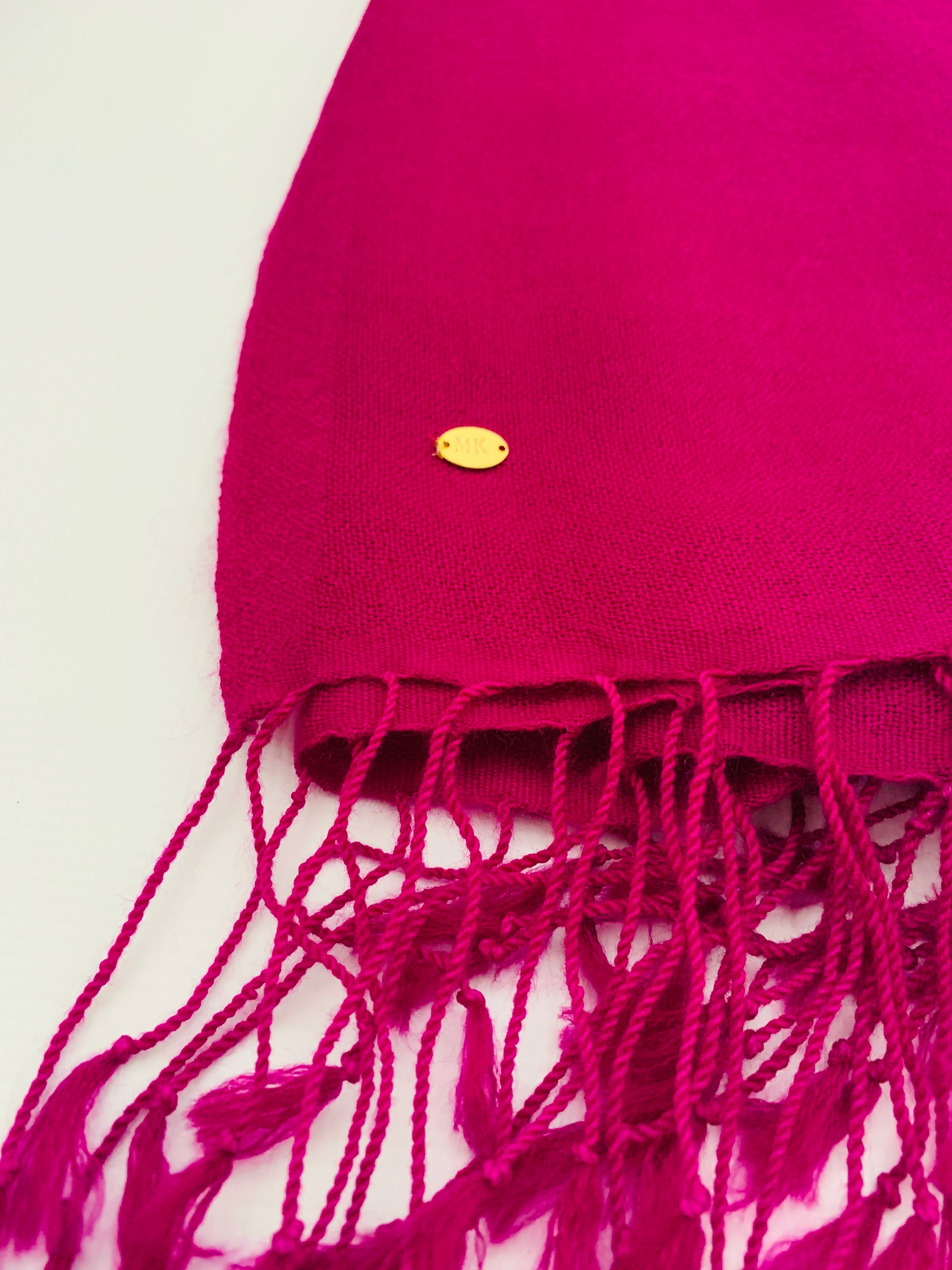 Handmade Personalised Initials 100% Cashmere Scarf - Konmay London