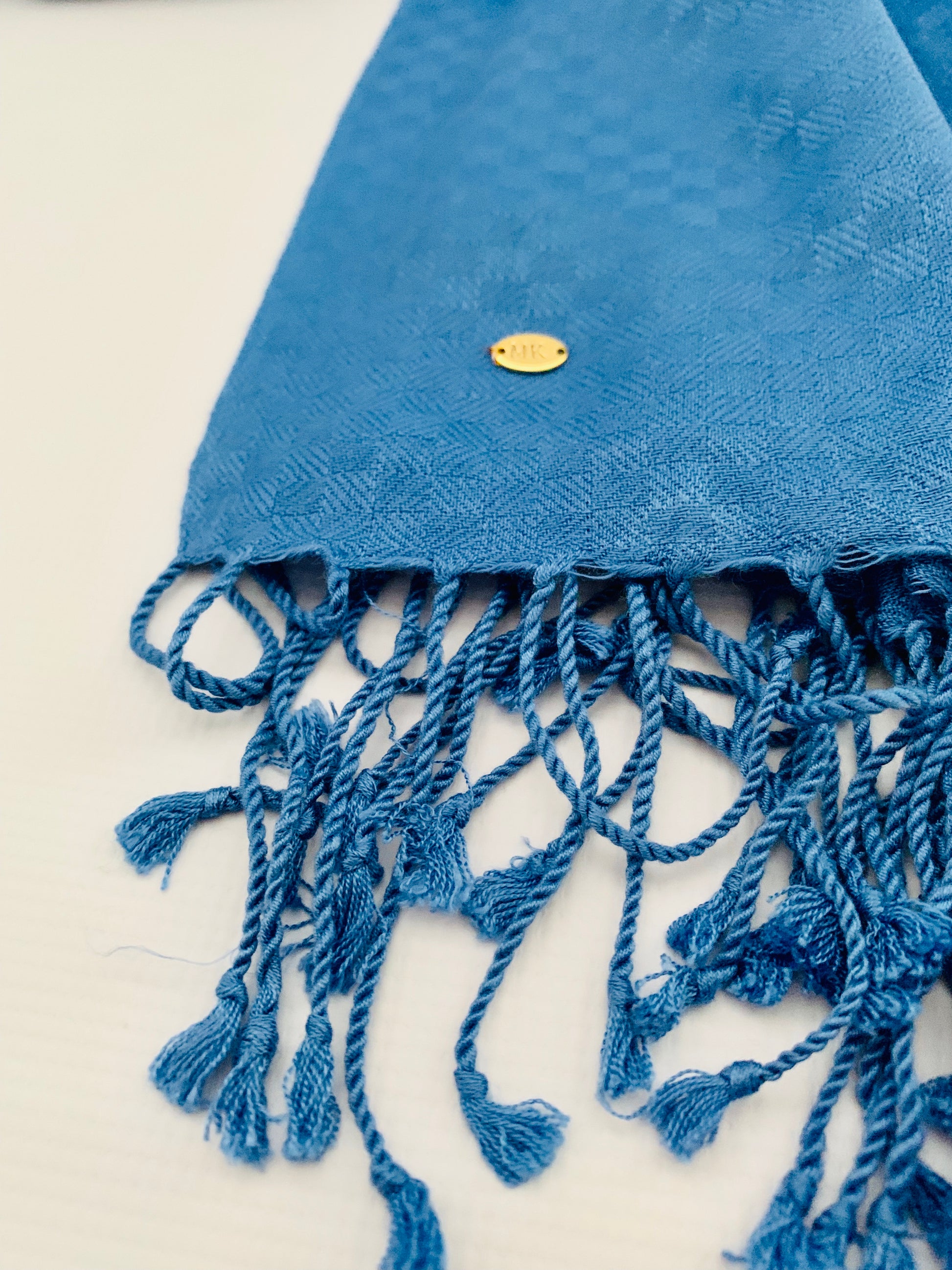 Personalised Initials Bamboo Fibre Scarf - Konmay London