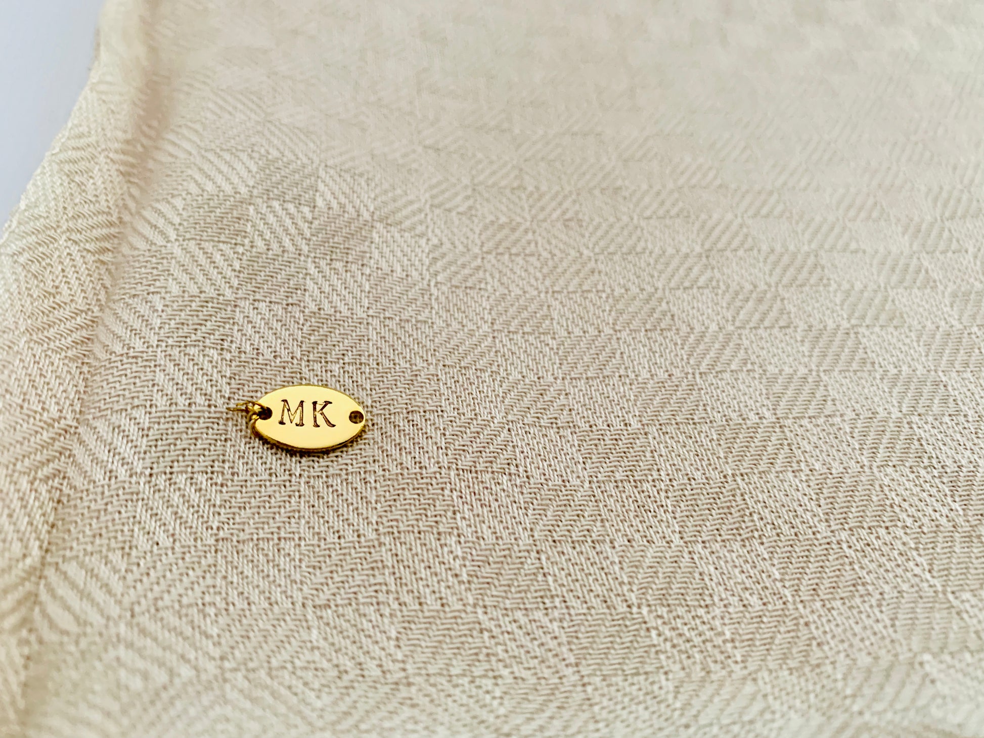 Personalised Initials Bamboo Fibre Scarf - Konmay London