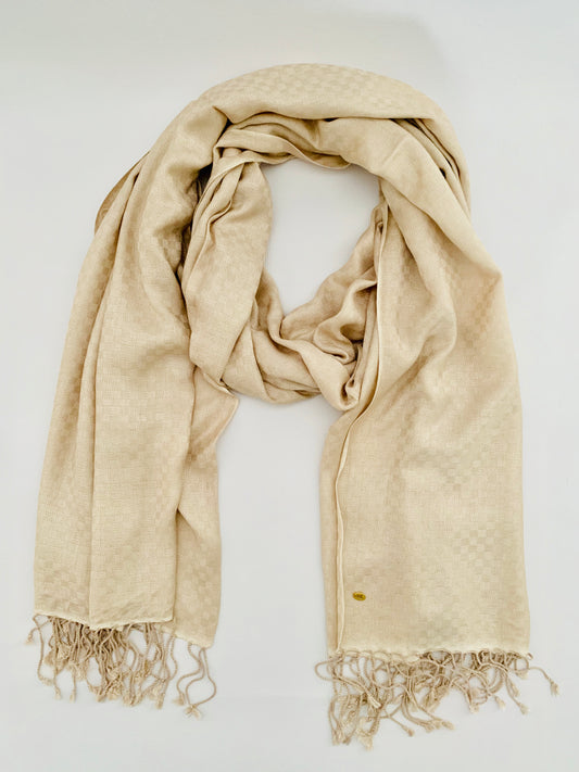 Personalised Initials Bamboo Fibre Scarf - Konmay London