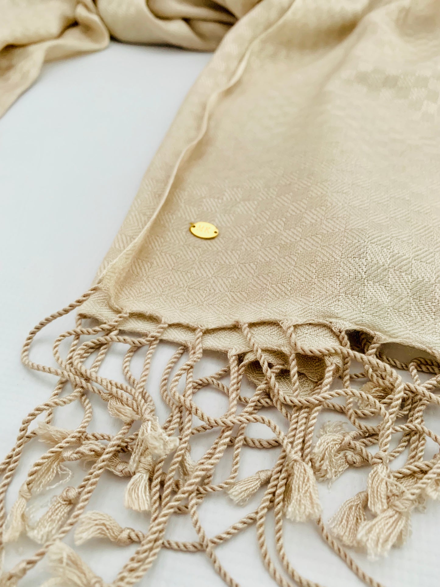 Personalised Initials Bamboo Fibre Scarf - Konmay London