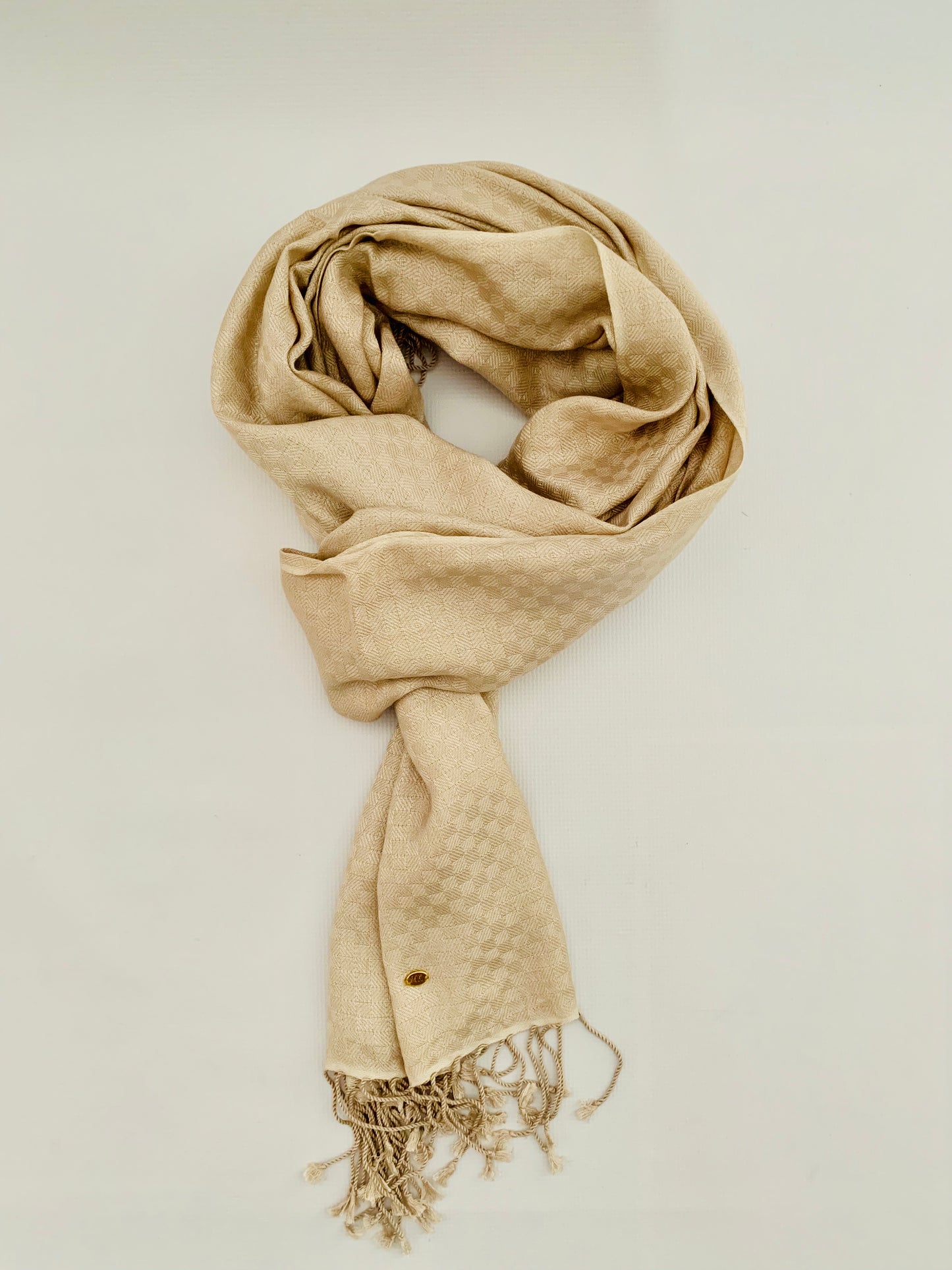 Personalised Initials Bamboo Fibre Scarf - Konmay London