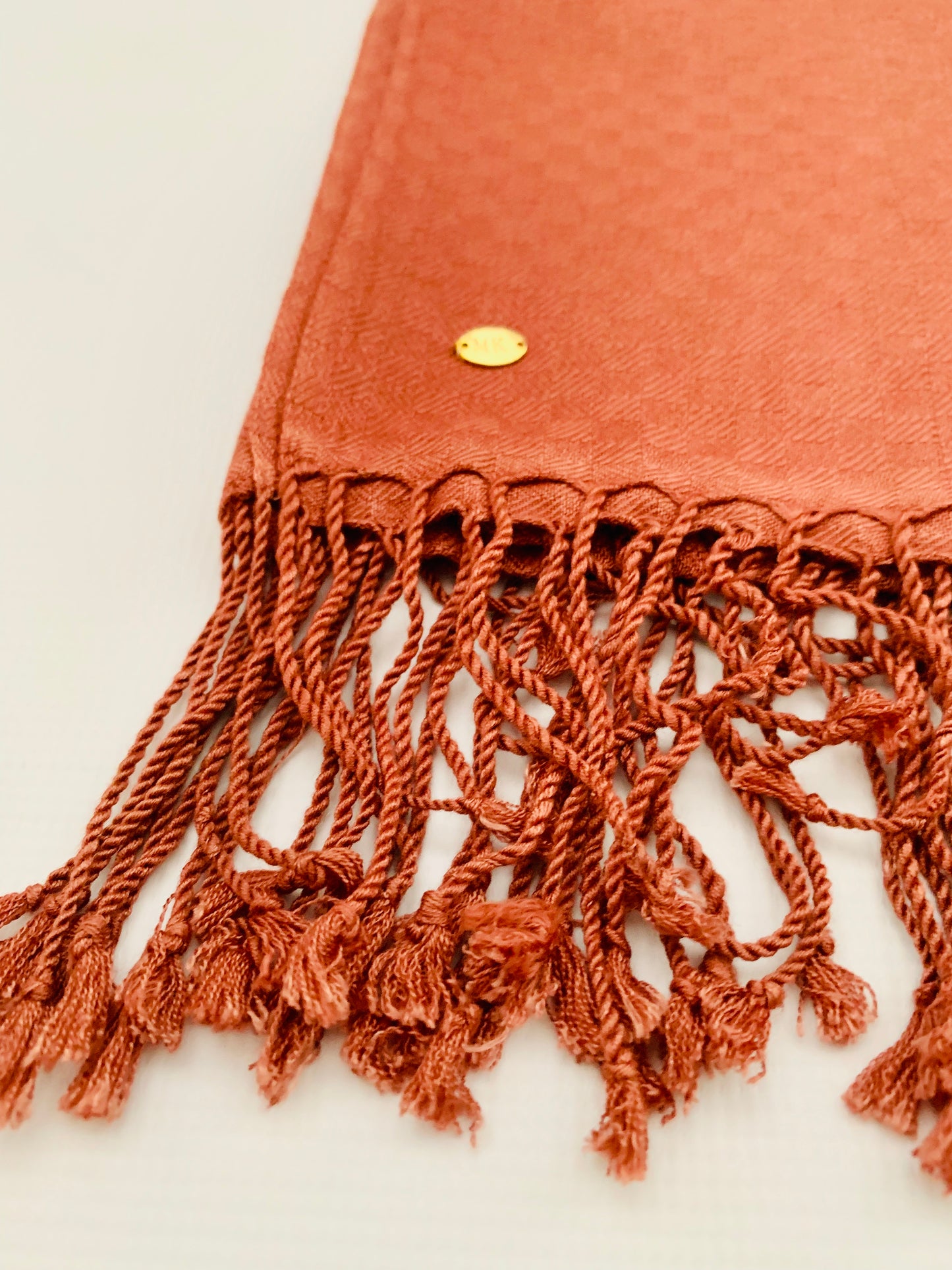 Personalised Initials Bamboo Fibre Scarf - Konmay London
