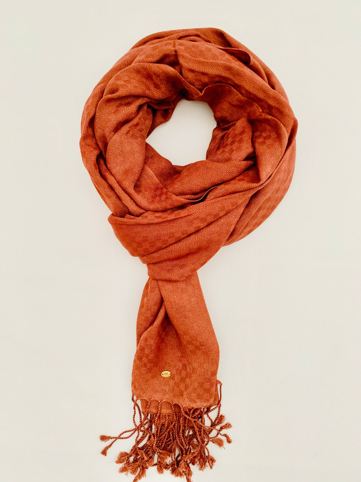Personalised Initials Bamboo Fibre Scarf - Konmay London