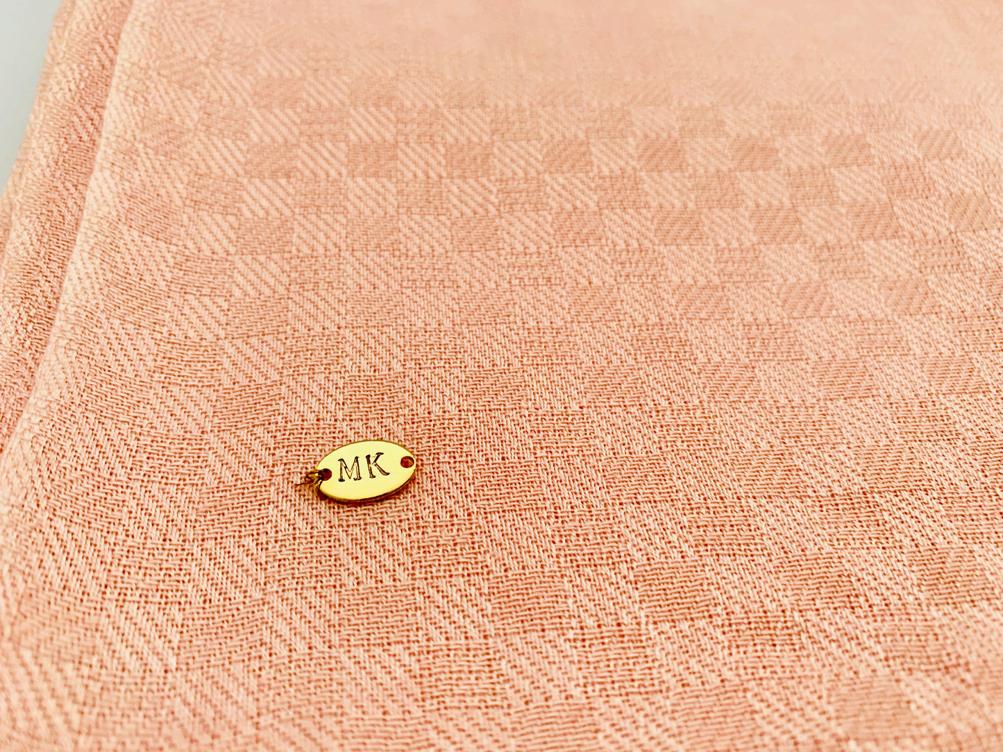 Personalised Initials Bamboo Fibre Scarf - Konmay London