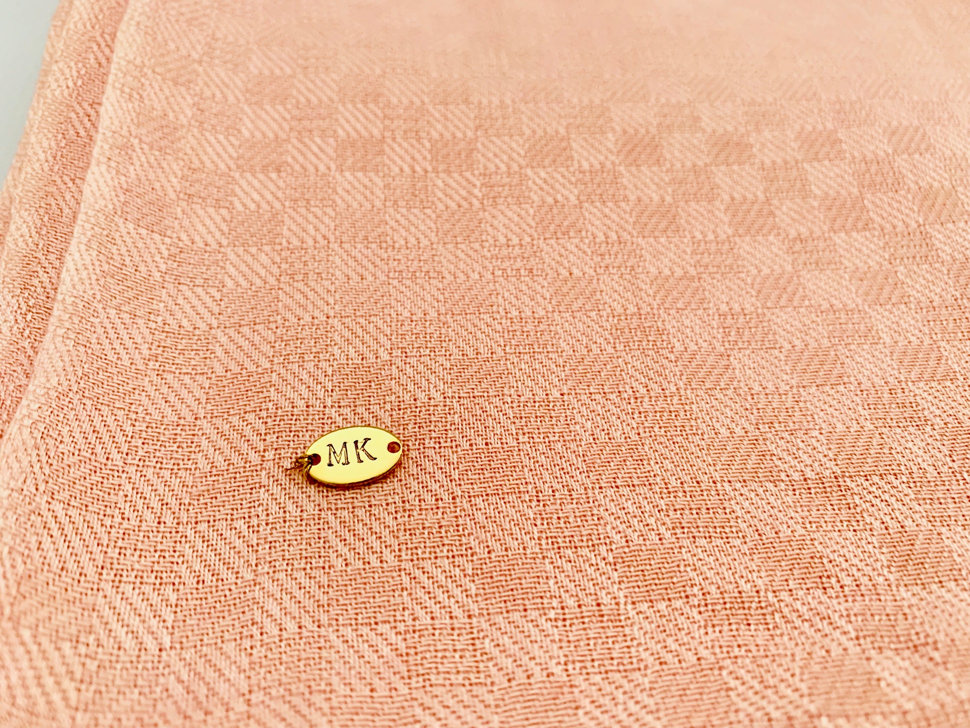 Personalised Initials Bamboo Fibre Scarf - Konmay London