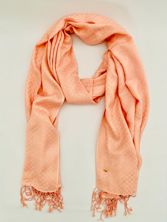 Personalised Initials Bamboo Fibre Scarf - Konmay London