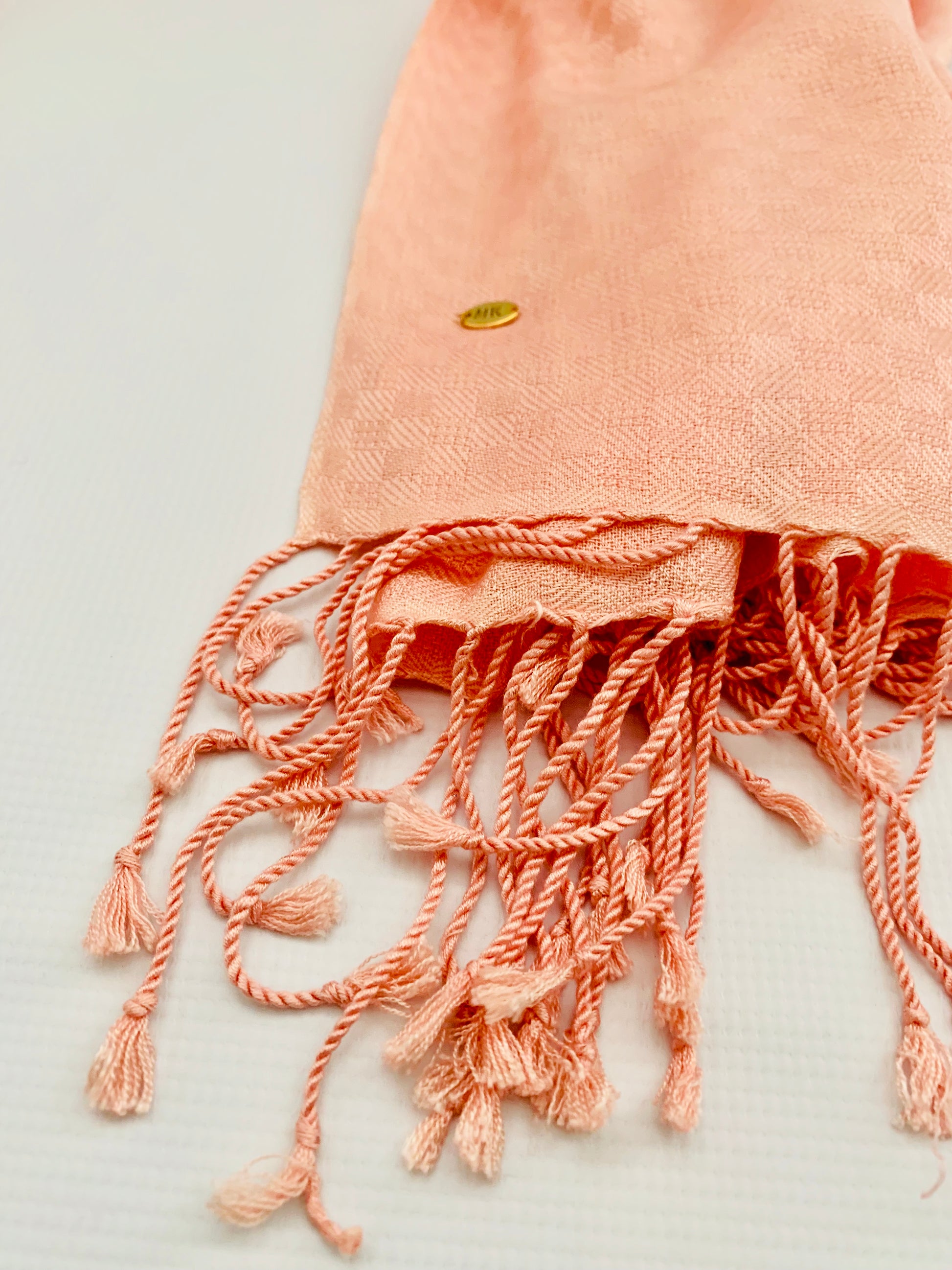 Personalised Initials Bamboo Fibre Scarf - Konmay London