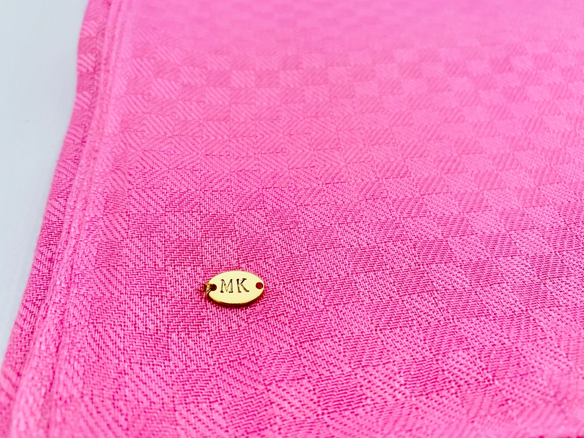 Personalised Initials Bamboo Fibre Scarf - Konmay London