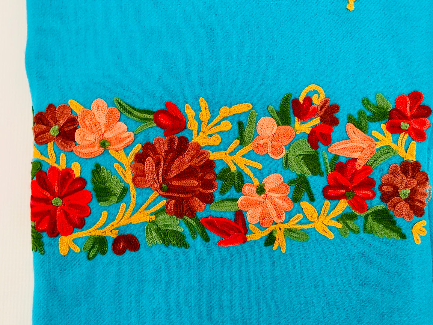 Handmade Personalised Initials Embroidery Scarf - Konmay London