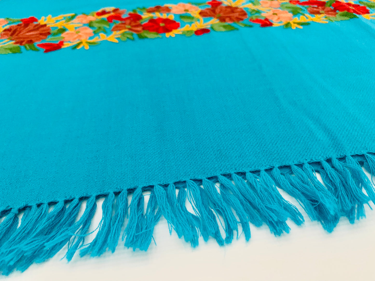 Handmade Personalised Initials Embroidery Scarf - Konmay London