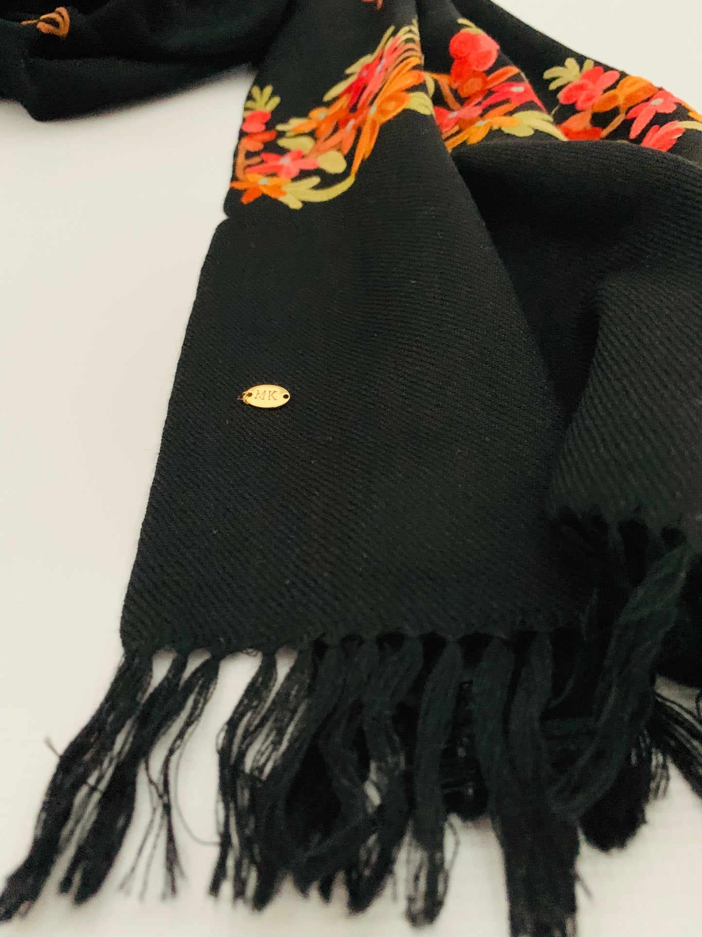 Handmade Personalised Initials Embroidery Scarf - Konmay London