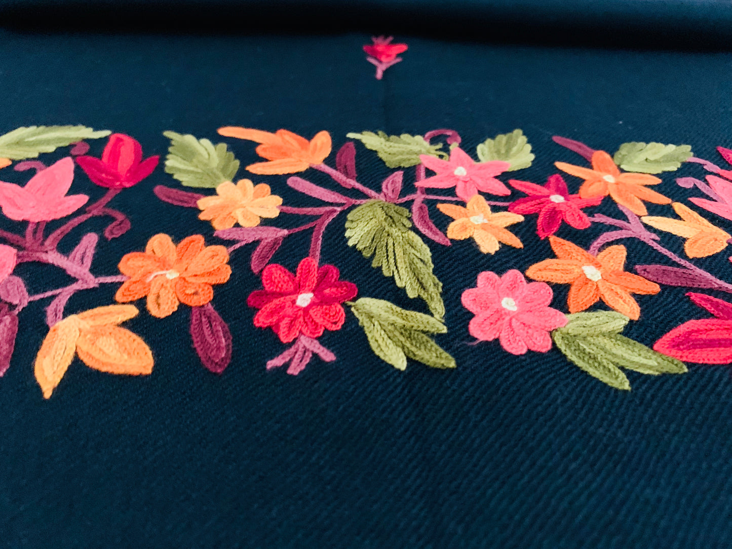 Handmade Personalised Initials Embroidery Scarf - Konmay London